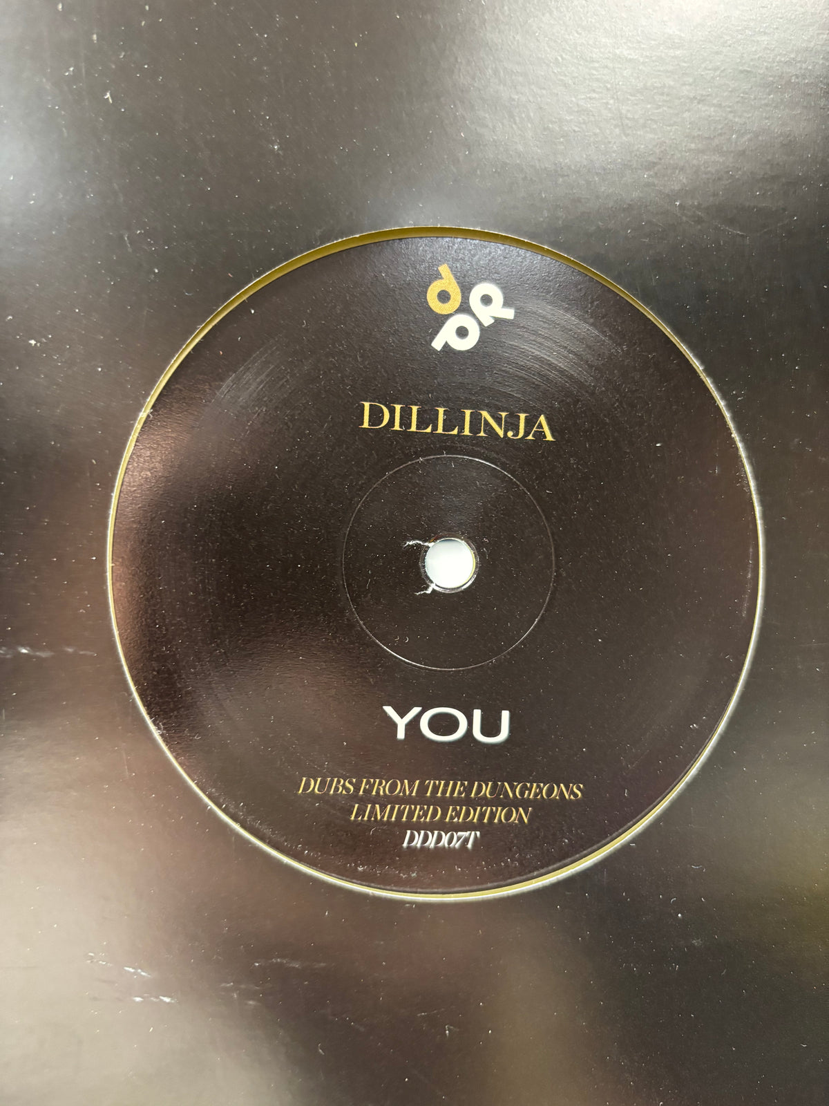 Dillinja: You/King Of The Beats, 12inch, Only pressing, Limited Edition, Gold, Dom & Roland Productions, UK 2018