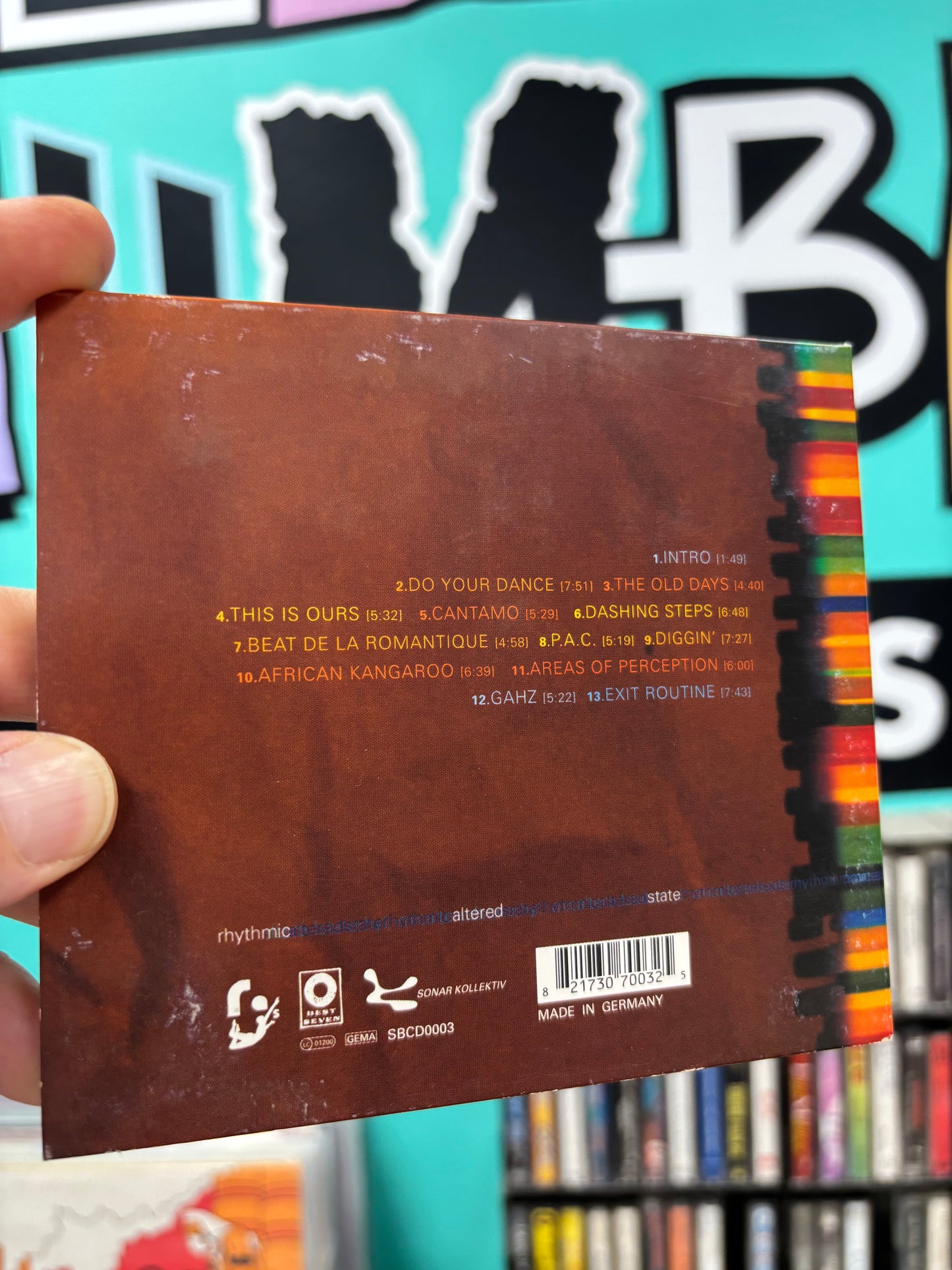 Ras: Rhythmic Altered State, CD, Only official CD pressing, Best Seven, Sonar Kollektiv, Germany 2002