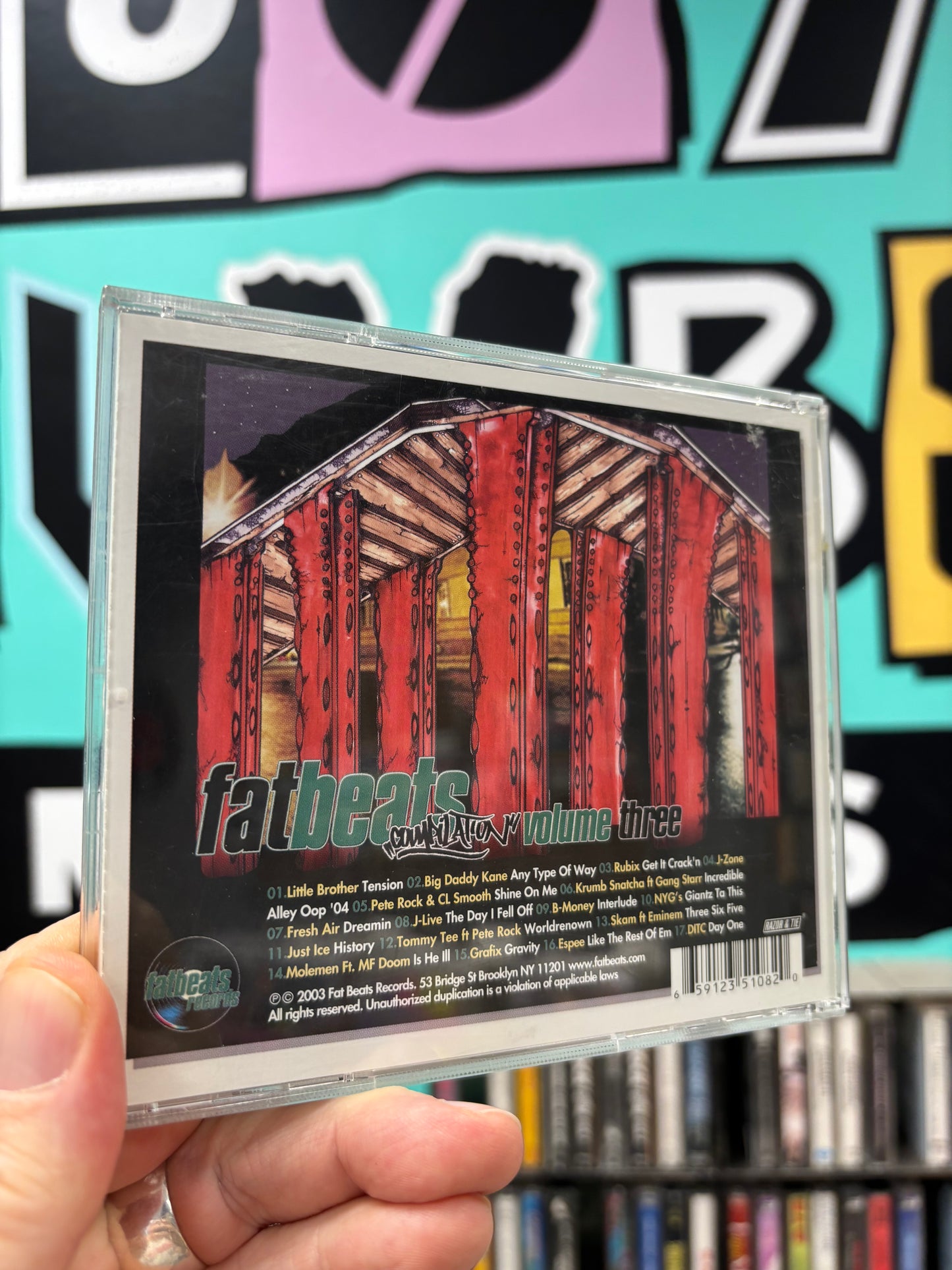 Fat Beats Compilation Volume Three, CD, Only official CD pressing, Fat Beats, US 2003