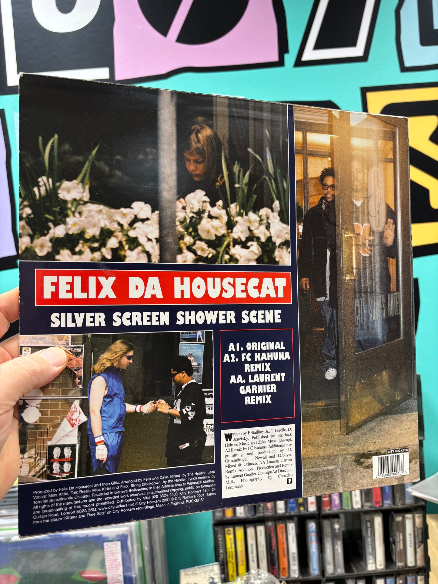 Felix Da Housecat: Silver Screen Shower Scene, 12inch, Only UK pressing, City Rockers, UK 2001
