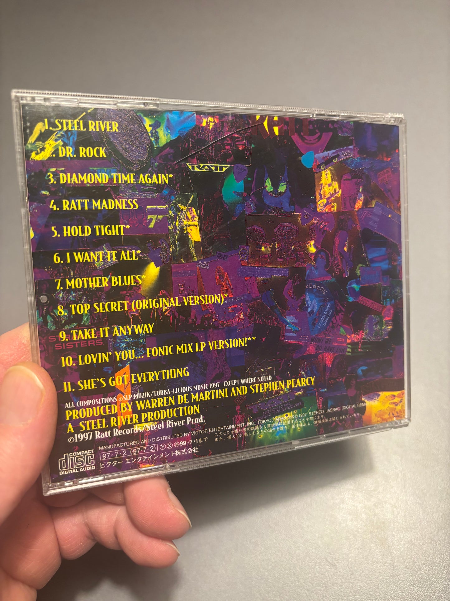 Ratt: Collage, CD, remastered, Victor, Japan 1997