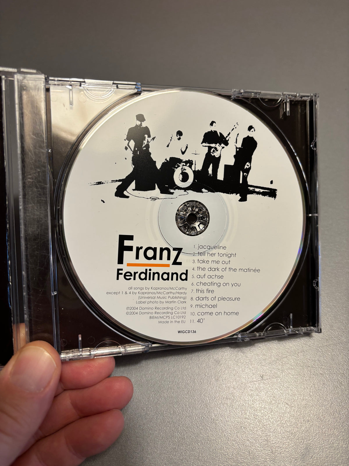 Franz Ferdinand: Franz Ferdinand, CD, Domino, Europe 2004