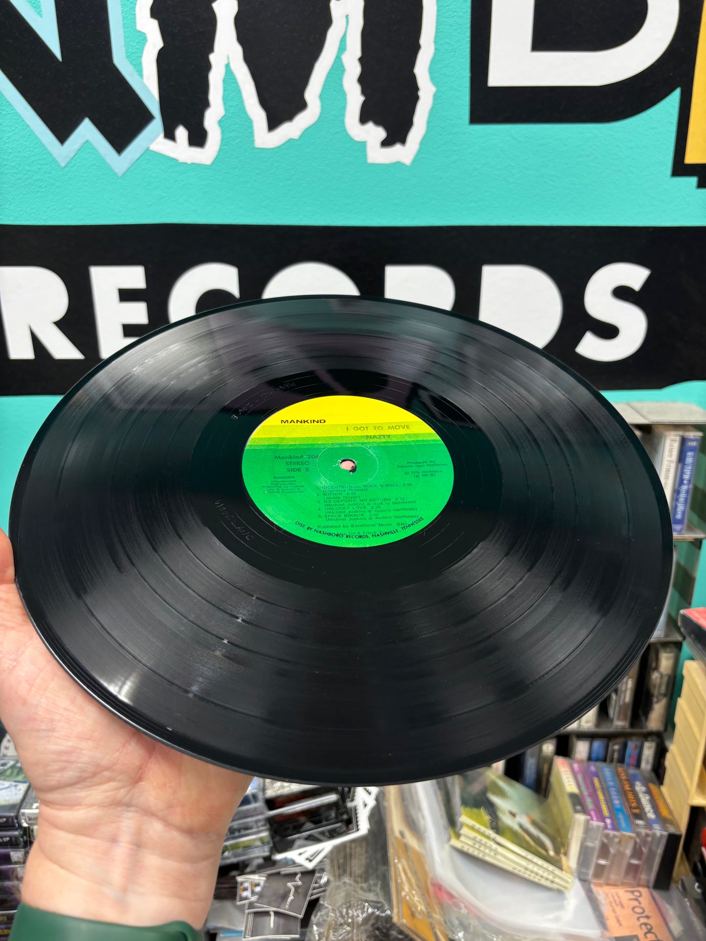 The Nazty: I Got To Move, LP, gatefold, 1st pressing, Mankind, US 1976