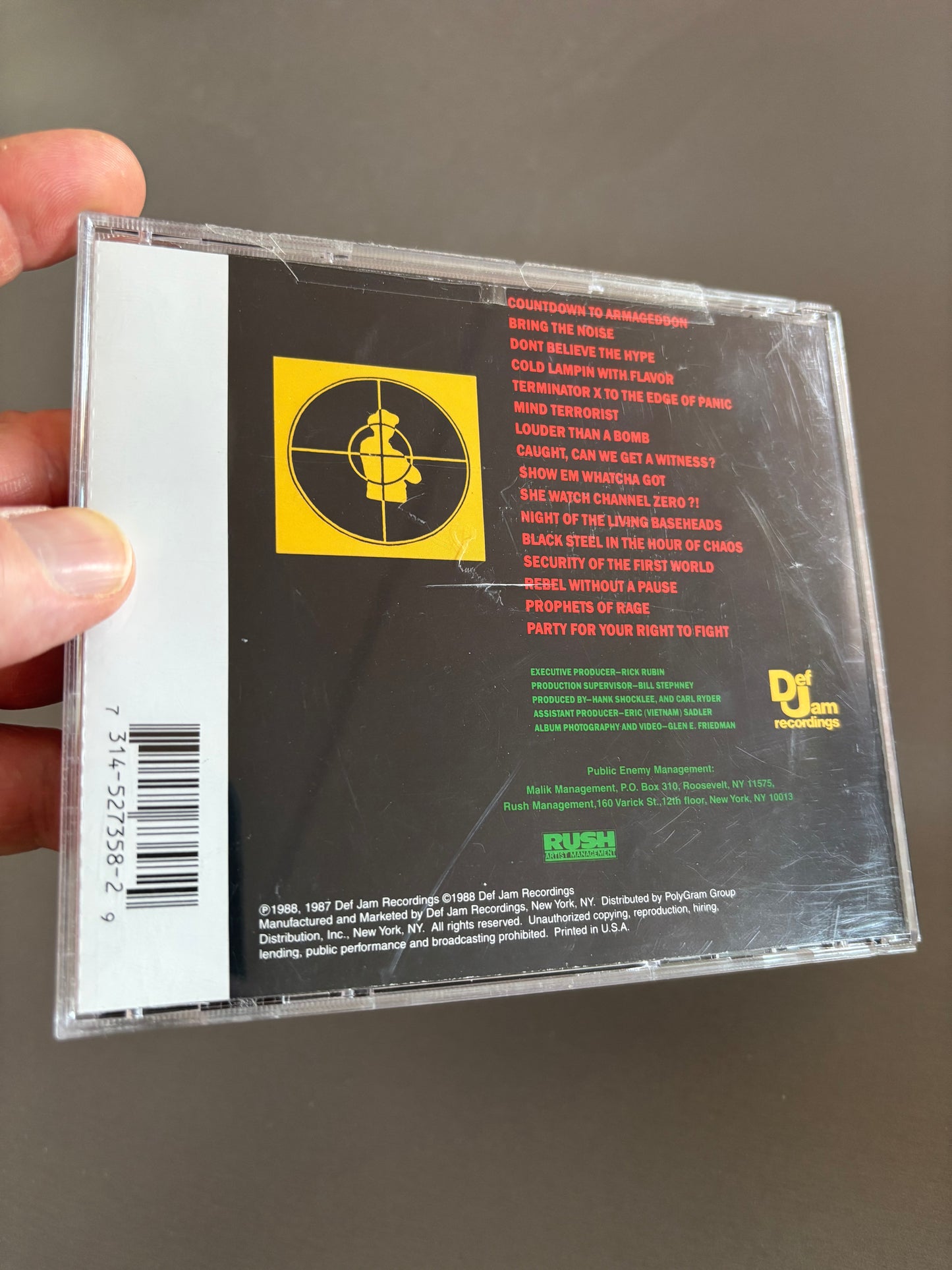 Public Enemy: It Takes A Nation Of Millions To Hold Us Back, CD, reissue, Terre Haute Pressing, Def Jam Recordings, US 2014