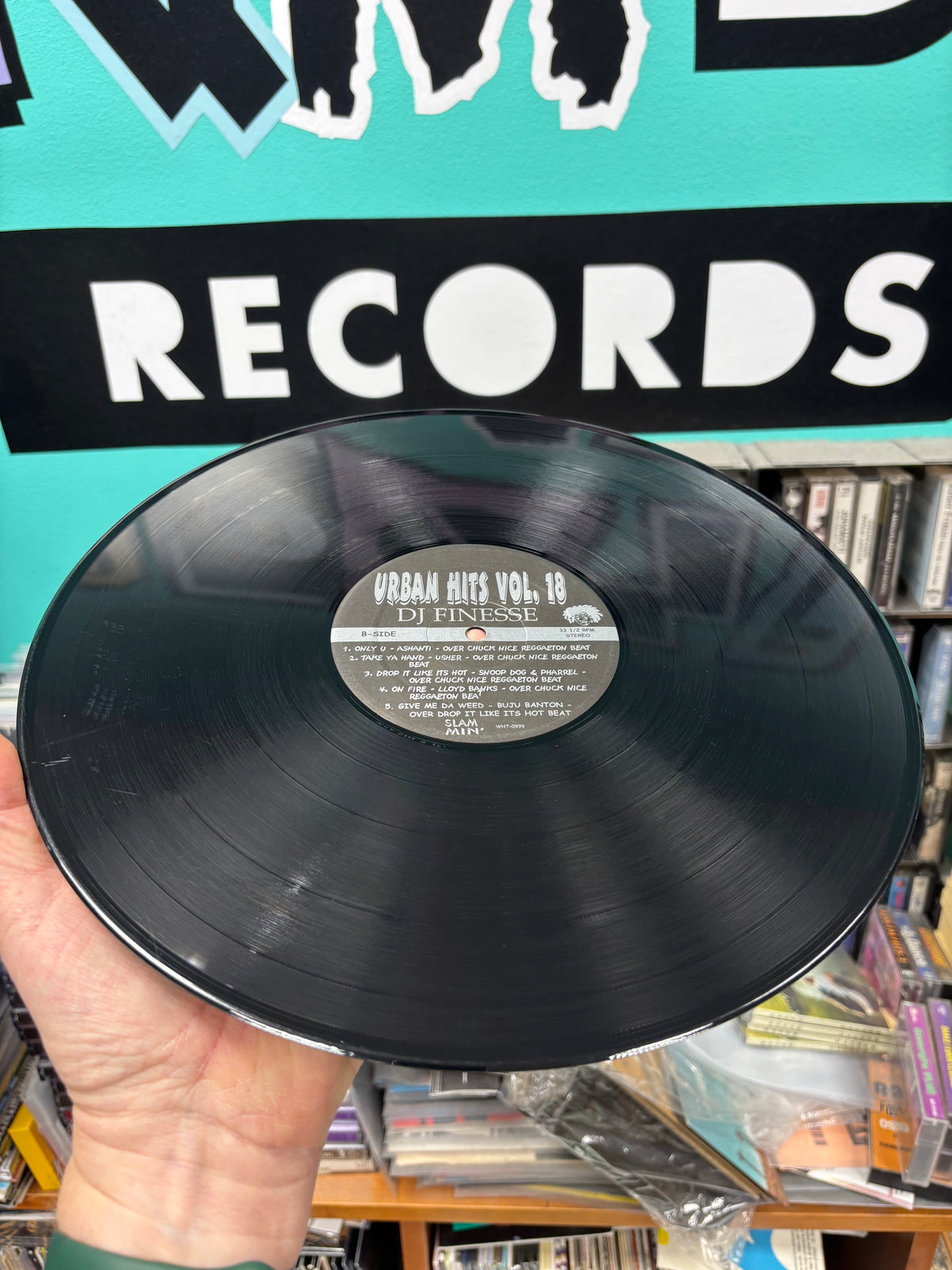 DJ Finesse: Urban Hits Vol. 18, 12inch, Only pressing, unofficial pressing, Slammin’ Records, US 2004