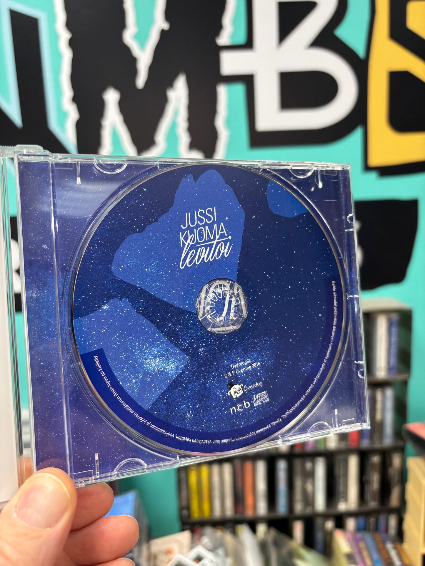 Jussi Kuoma: Levitoi, CD, 1st pressing, Only CD pressing, Överdog, Finland 2016