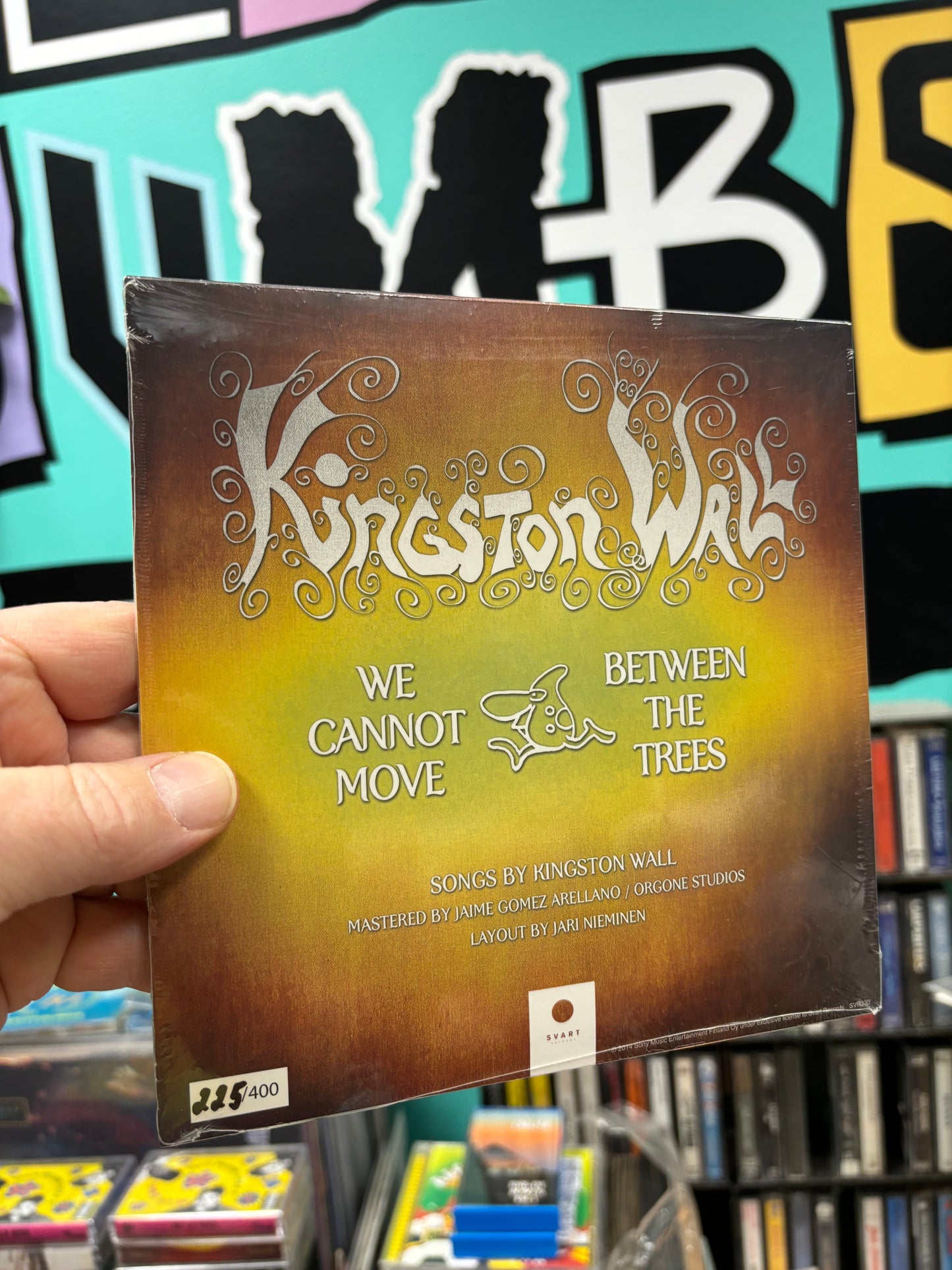 Kingston Wall: We Cannot Move/Between The Trees, reissue, 7inch, Limited Edition, Numbered, Clear colored, Svart Records, Finland 2014