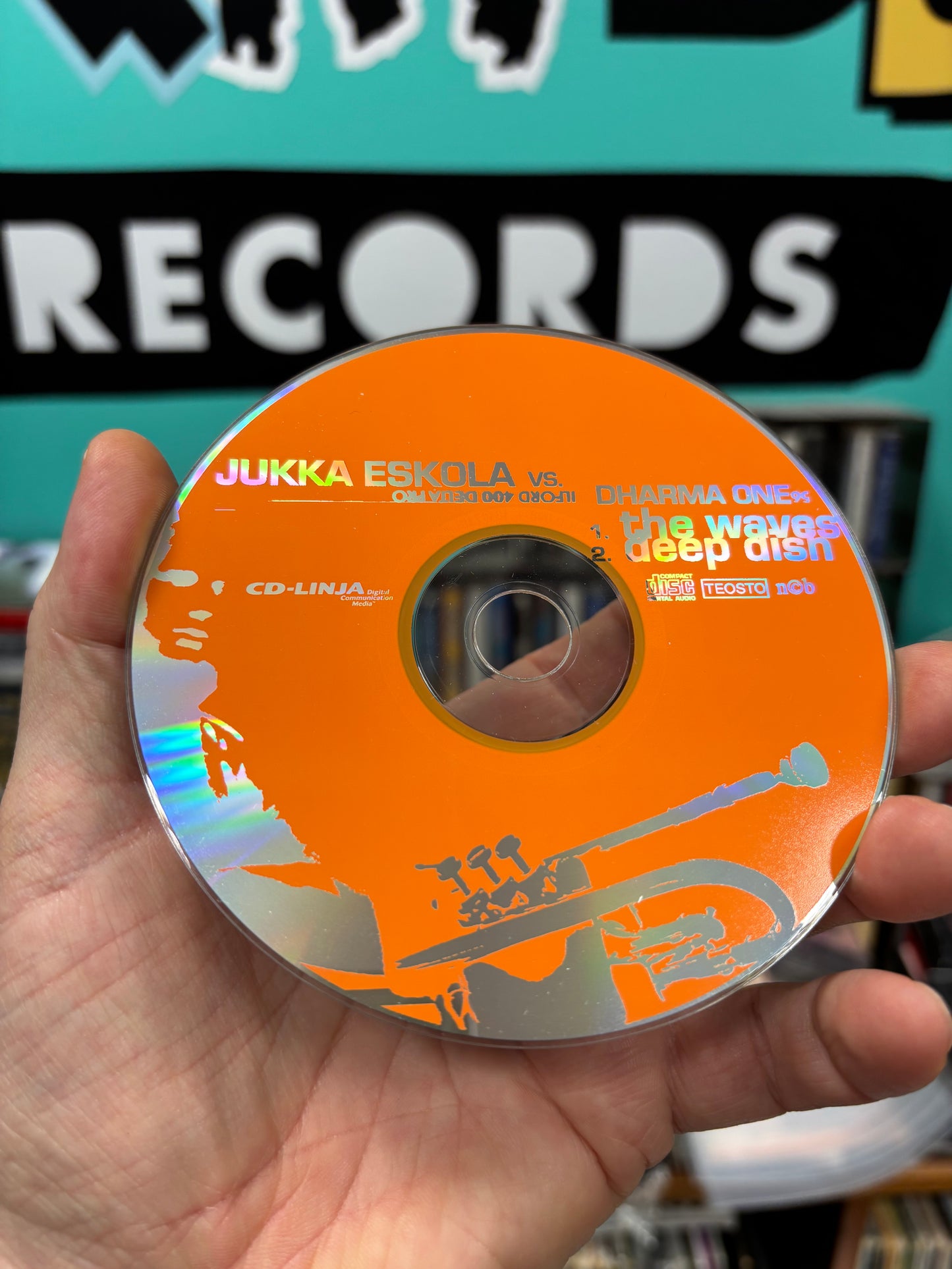 Jukka Eskola vs. Dharma One: The Waves/Deep Dish, CD, Maxi-Single, Only pressing, Rytmi Magazine, Finland 2002