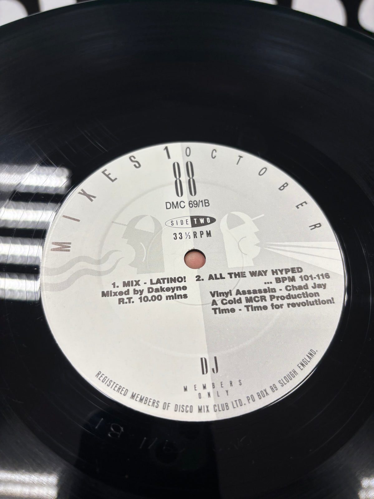DMC - October 88 Mixes 1, 12inch, Only pressing, DMC, UK 1988