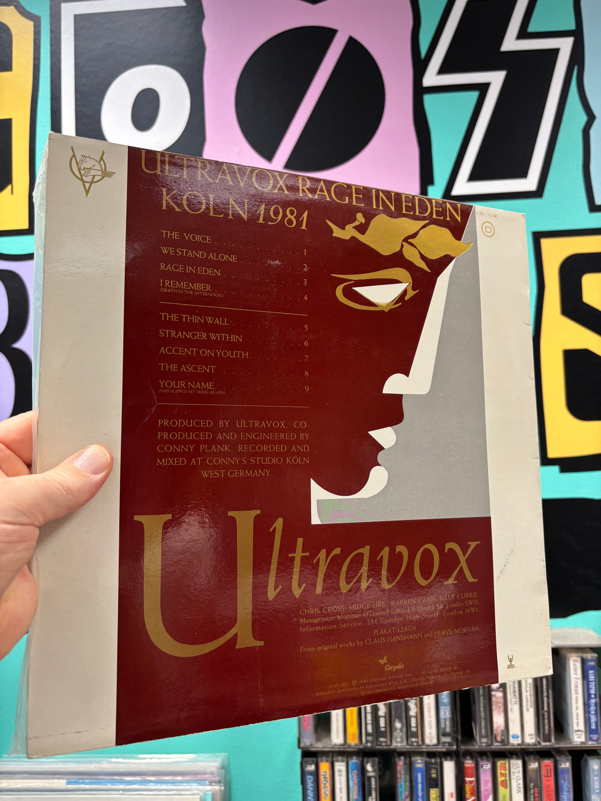 Ultravox: Rage In Eden, LP, Chrysalis, Spain 1981