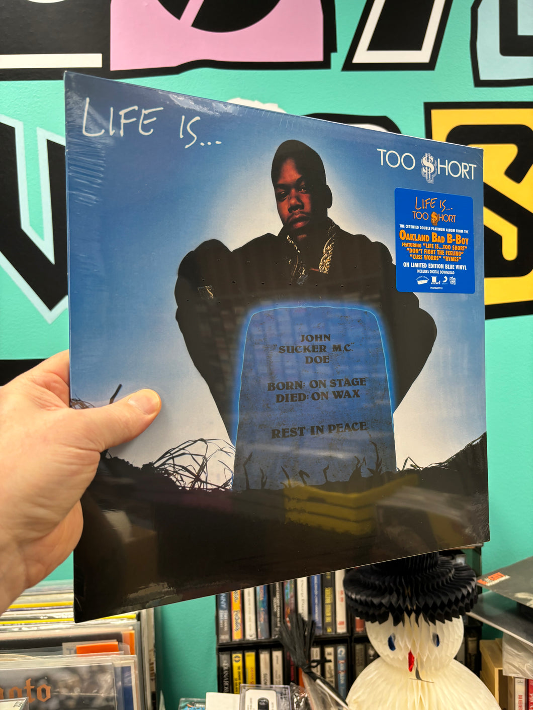 Too $hort: Life Is Too Short, LP, Blue Swirl vinyl, reissue, Limited Edition, US 2021