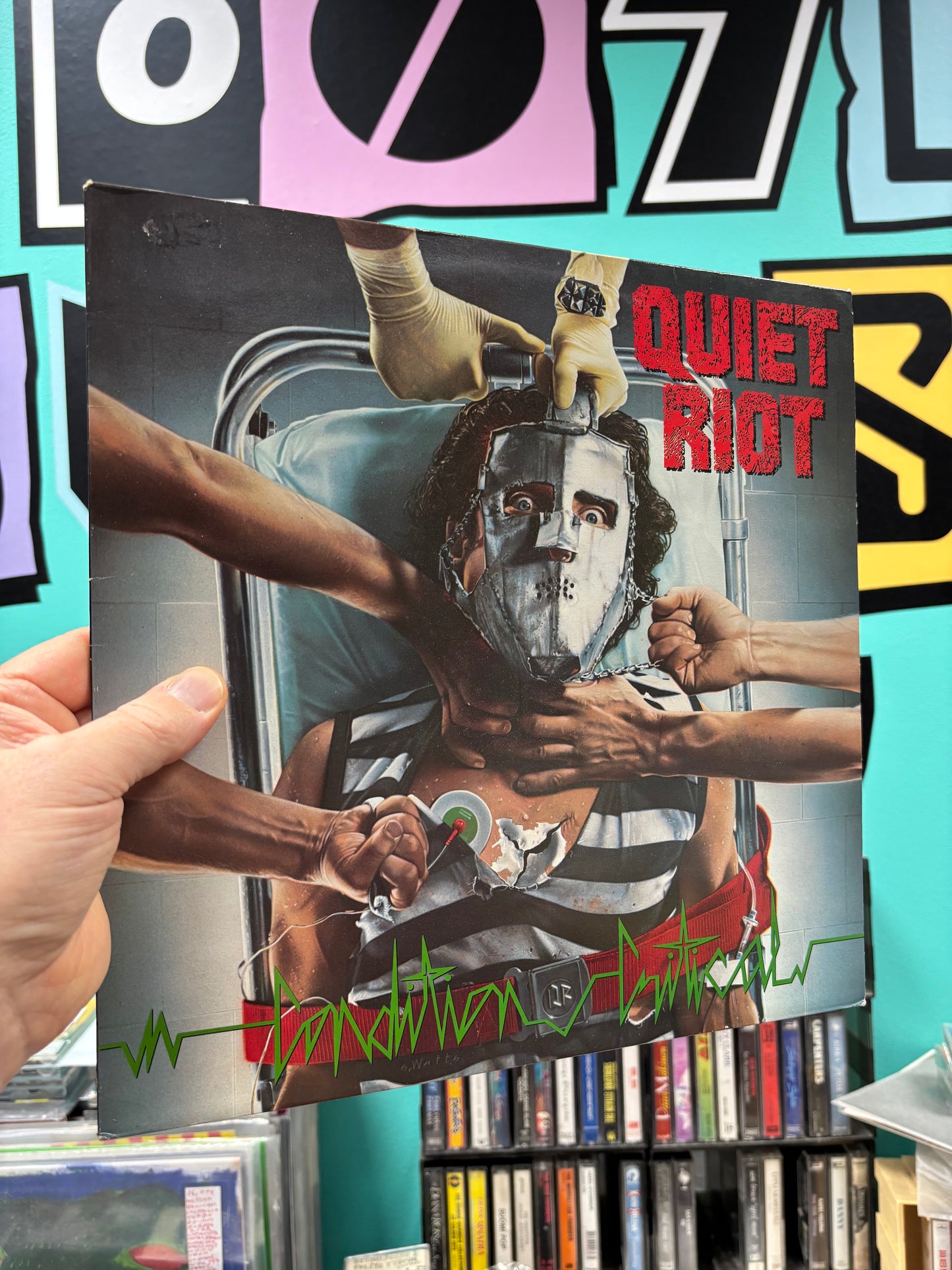 Quiet Riot: Condition Critical, LP, Epic, Pasha, Europe 1984