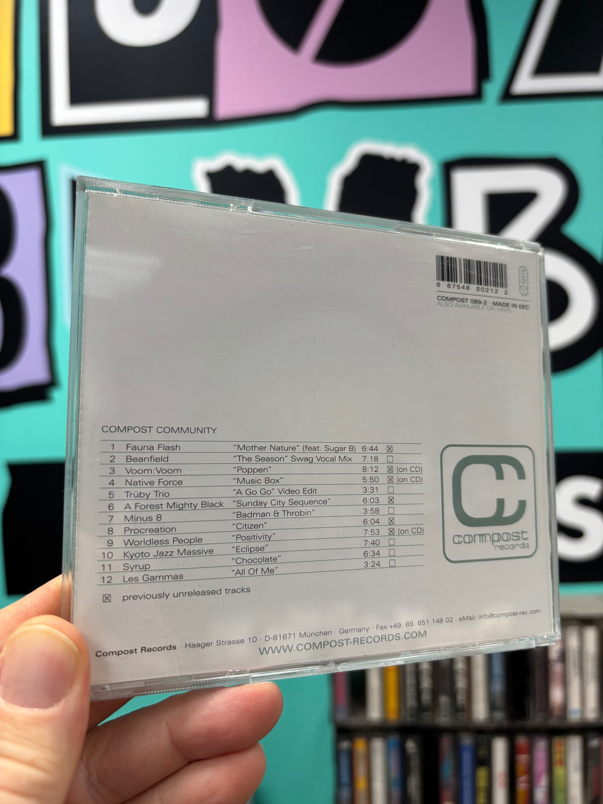 Compost Community, CD, Only official CD pressing, Compost Records, Germany 2001