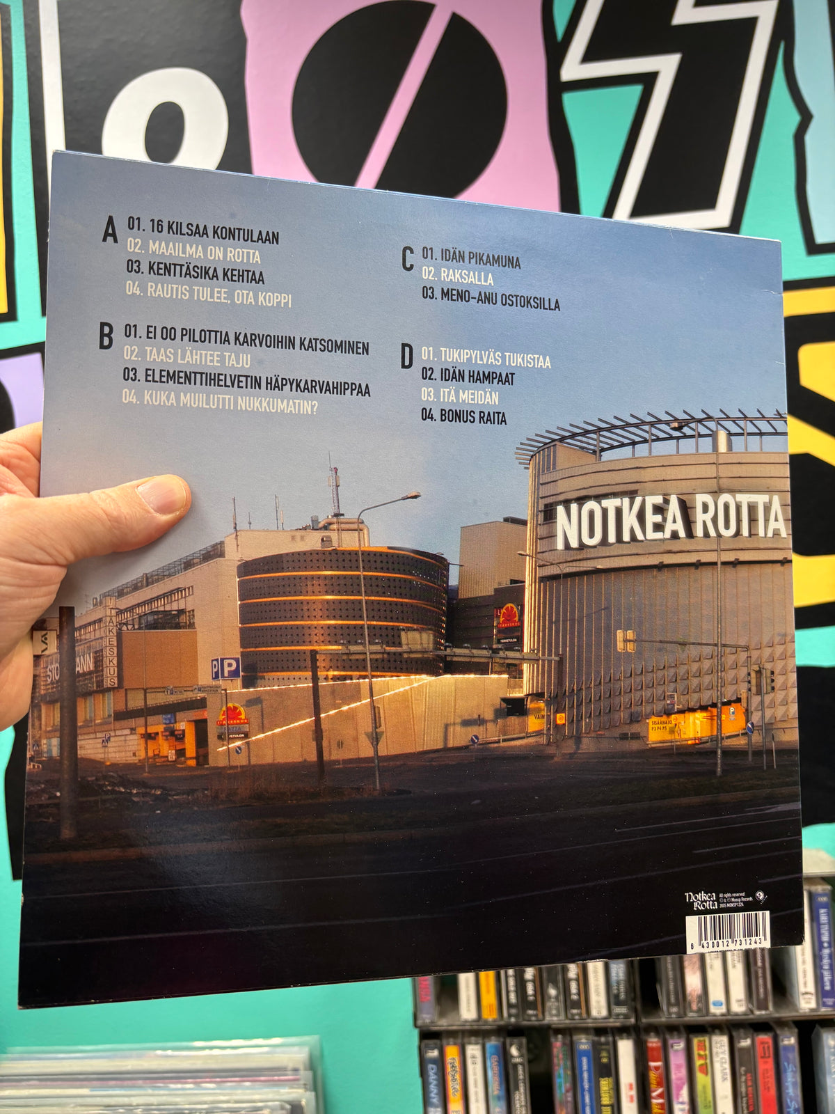 Notkea Rotta: Itä Meidän, 2LP, 1st pressing, Monsp Records, Finland 2005