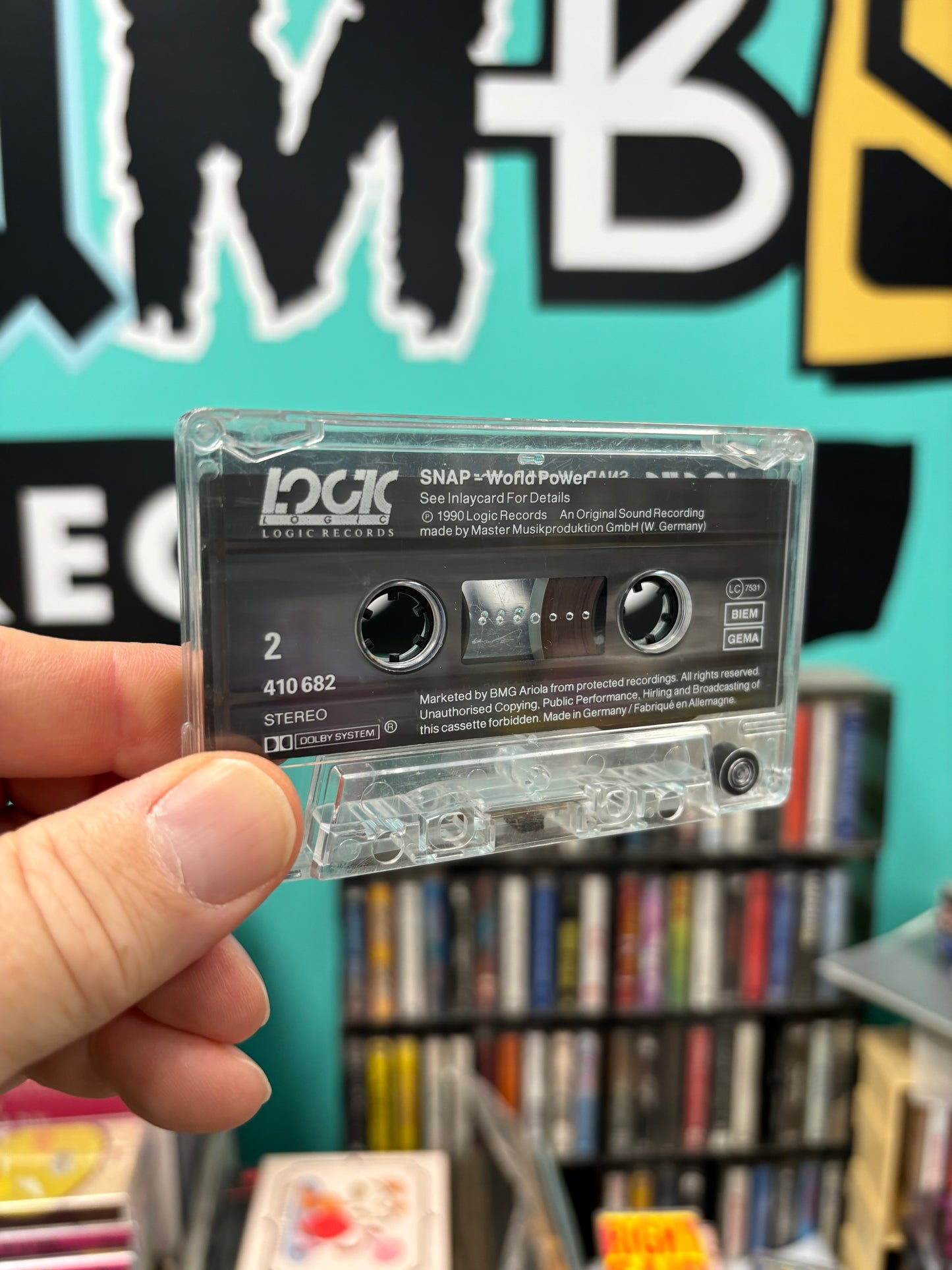 Snap!: World Power, C-cassette, Logic Records, Germany 1990