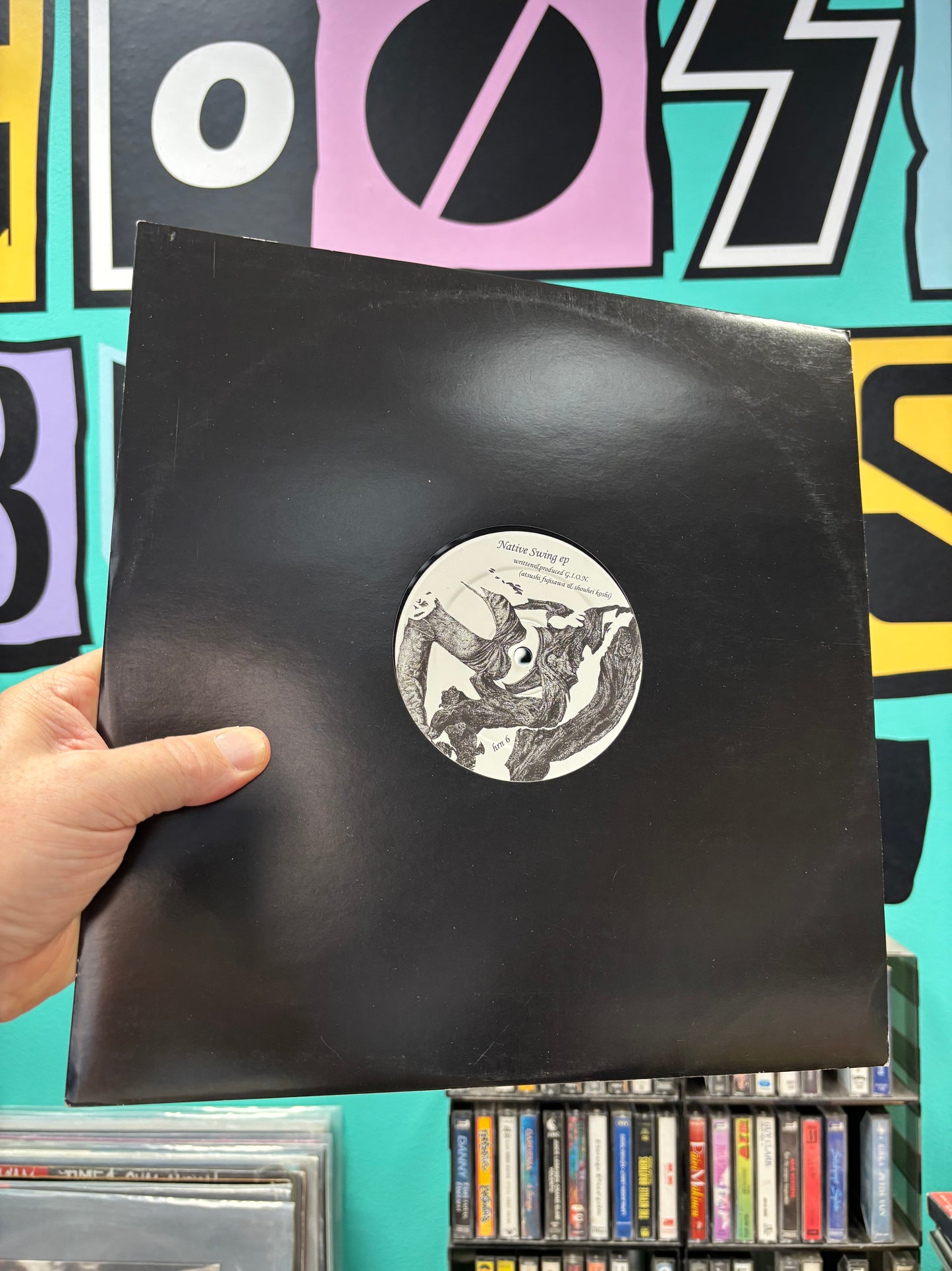 G.I.O.N. : Native Swing EP, 12inch, Only pressing, Human Race Nation, Japan 2007