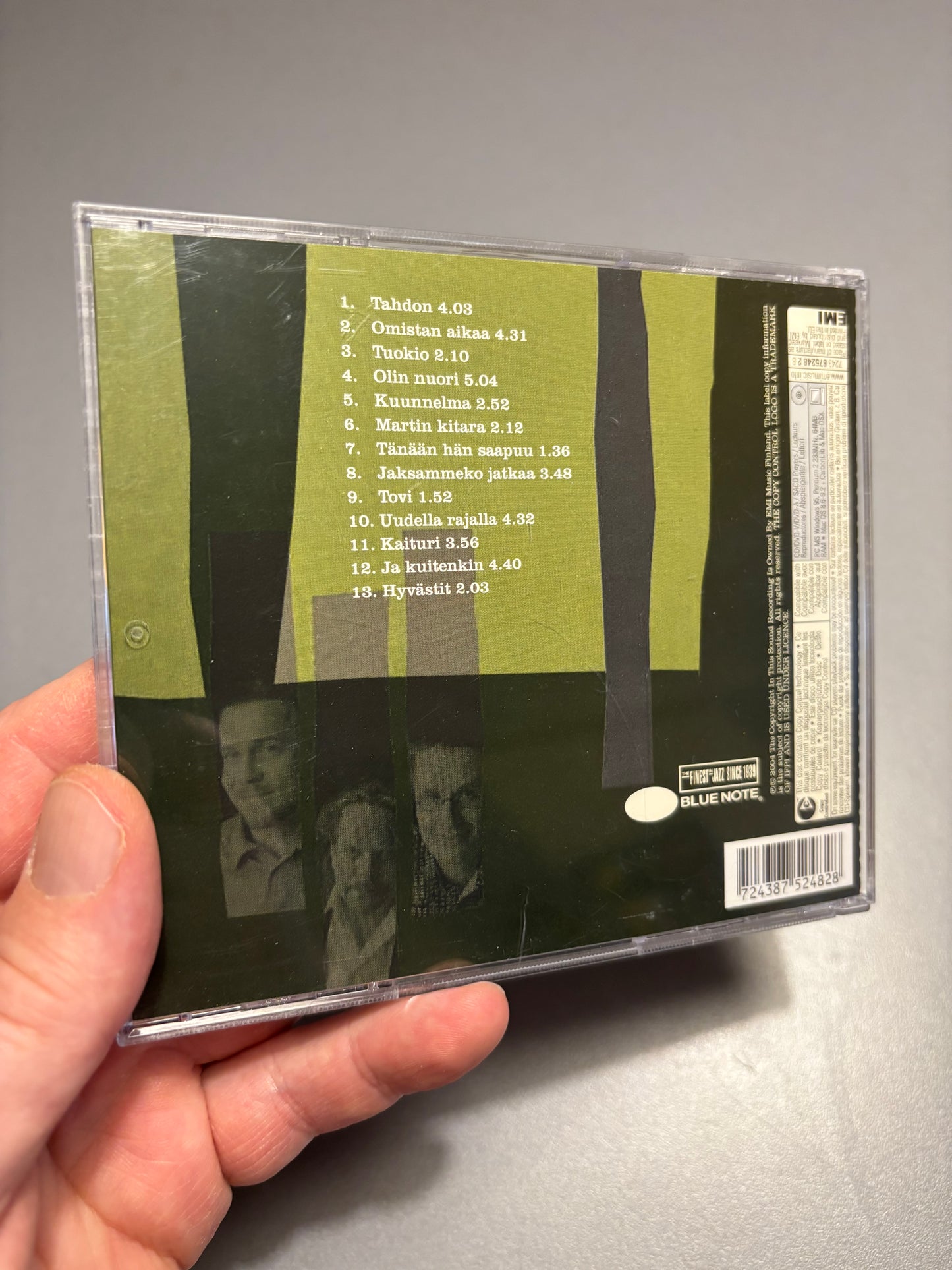 Jukka Perko - Severi Pyysalo - Teemu Viinikainen: Kuunnelmia, CD, Blue Note, Finland 2004