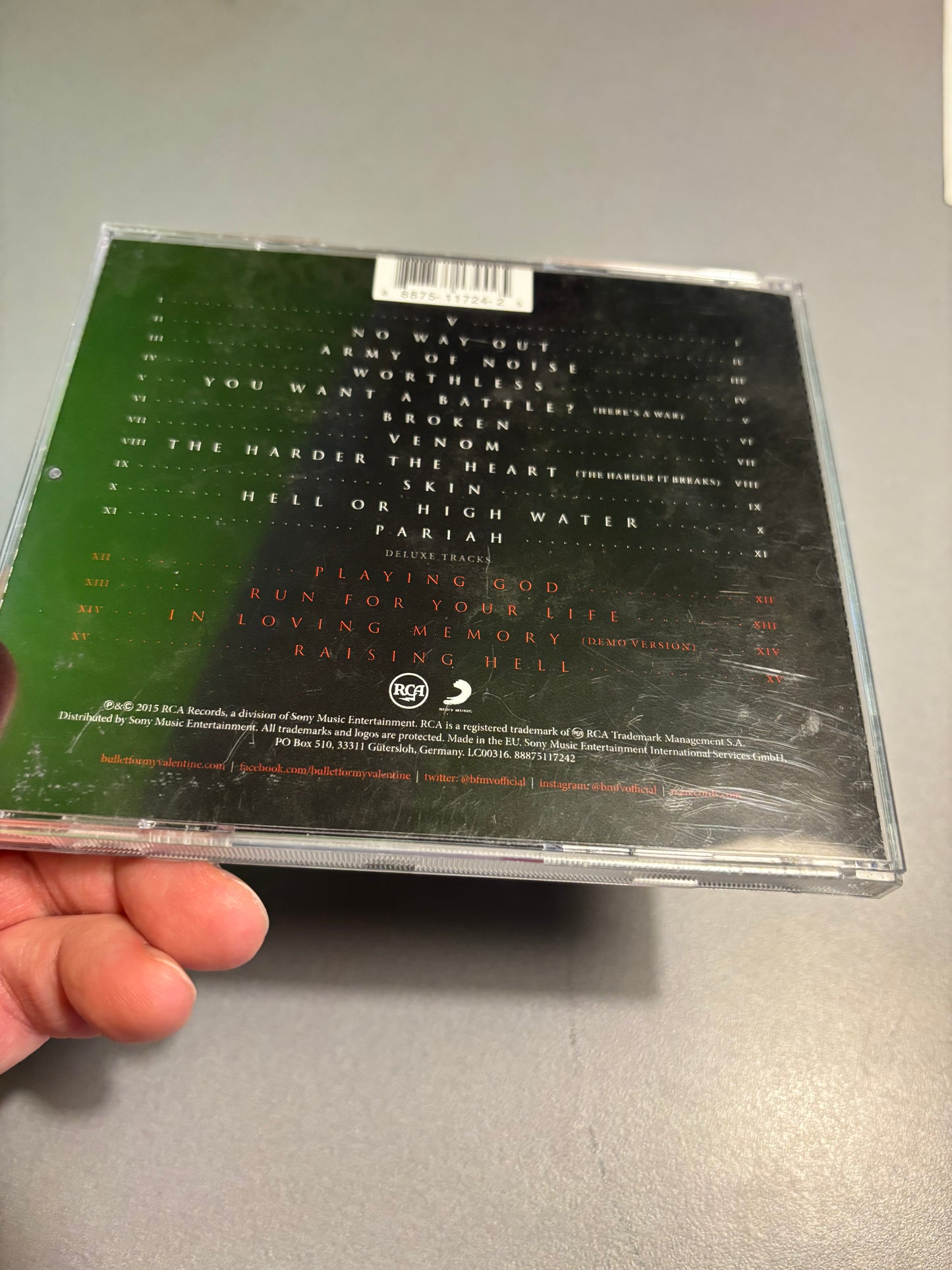 Bullet For My Valentine: Venom, CD, Deluxe Edition, RCA, Sony Music, Europe 2015