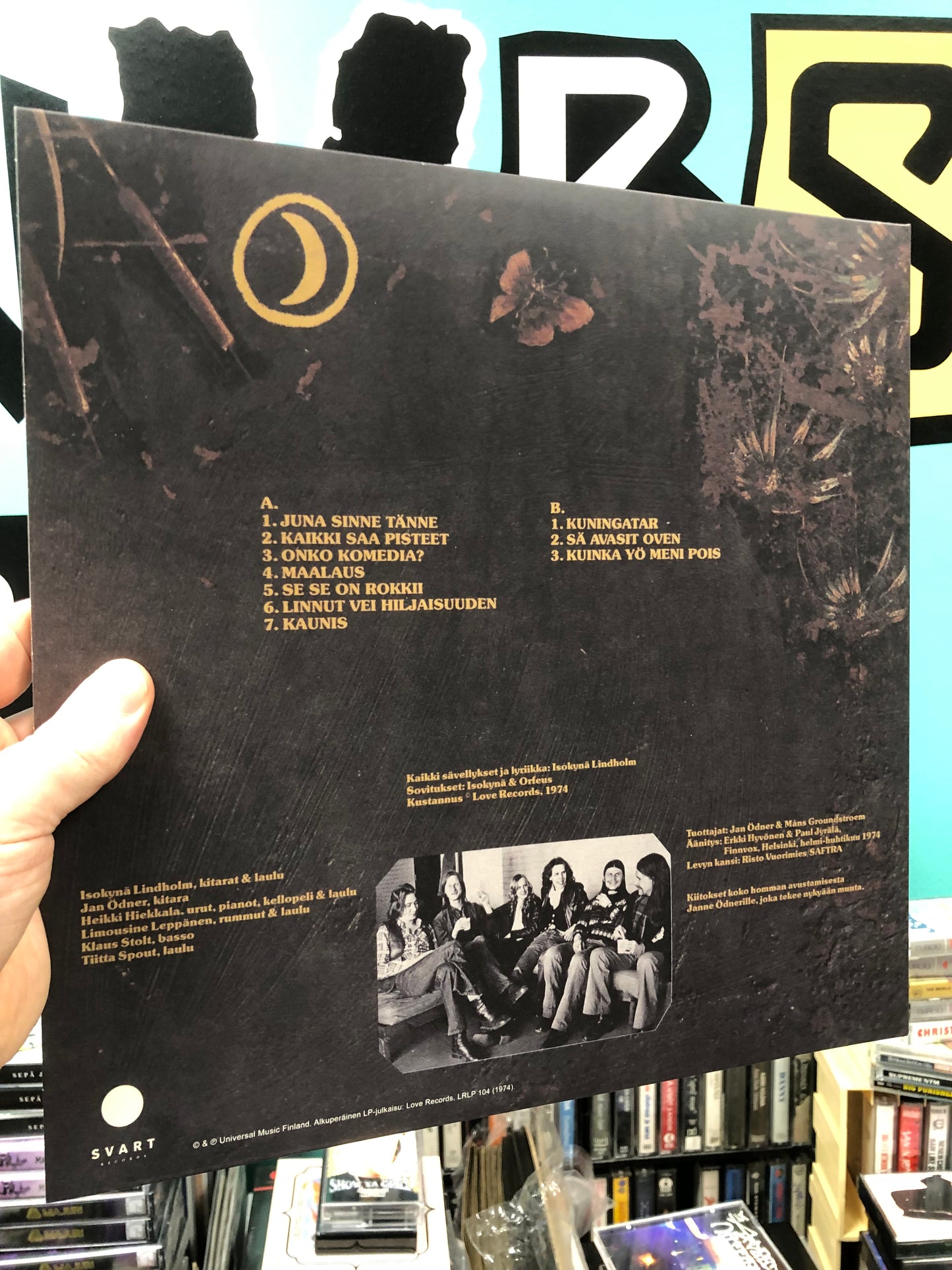 Isokynä (Lindholm) ja Orfeus, reissue, Finland 2017