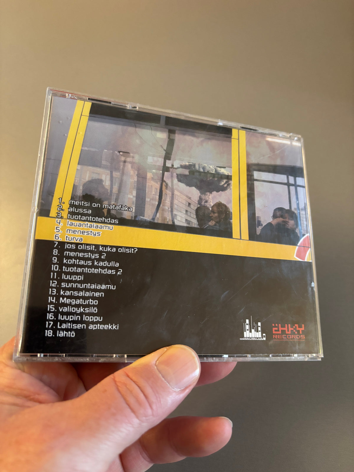 Julma Henri & Laineen Kasperi: OU_TO_NAU_HA., CD, Only pressing, Ähky Records, Finland 2009