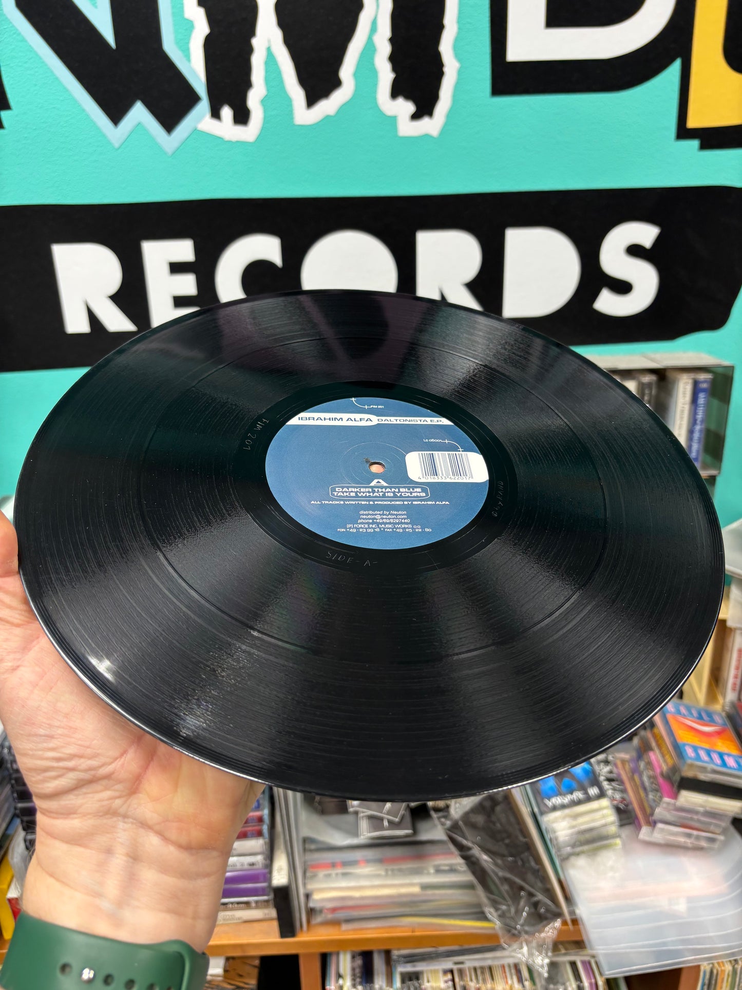 Ibrahim Alfa: Daltonista E.P., 12inch, Only official pressing, Force Inc. Music Works, Germany 2000