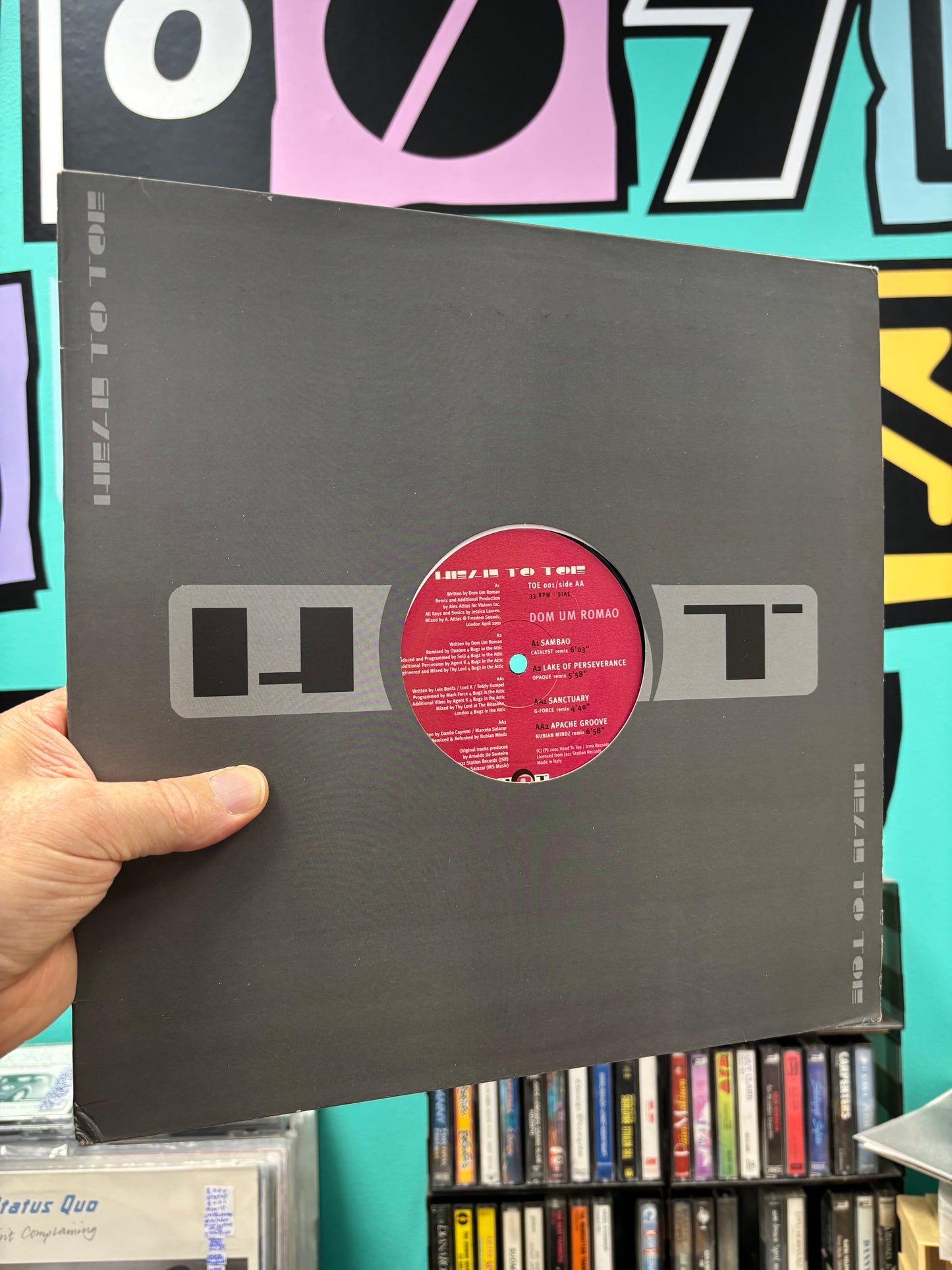 Dom Um Romao: Sambao (Remix), 12inch, Only official pressing, Head To Toe Records, Italy 2001