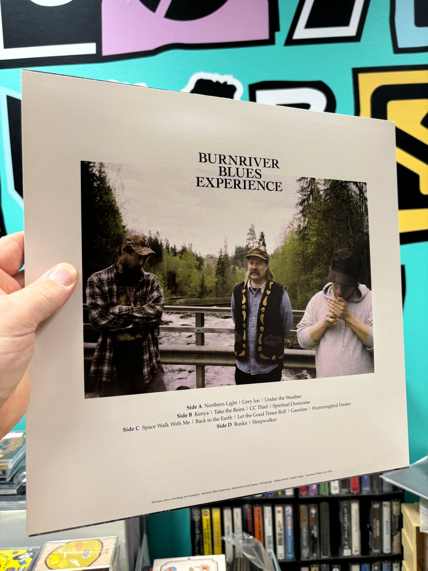 Burnriver Blues Experience: Under The Weather, 2LP, Priima Levyt, Finland 2024