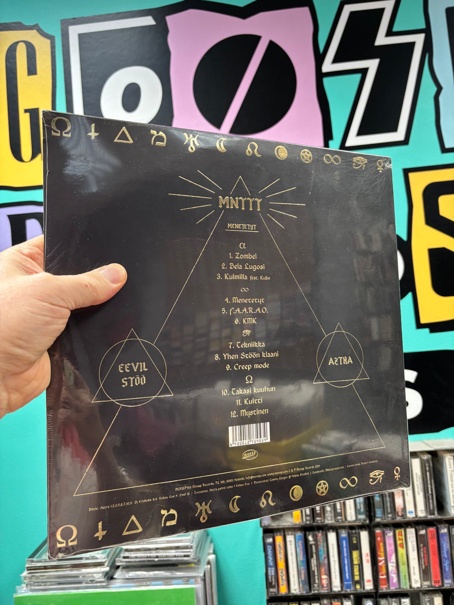 Eevil Stöö & Aztra: MNTTT - Menetetyt, 2LP, 1st pressing, Only vinyl pressing, Monsp Records, Finland 2014