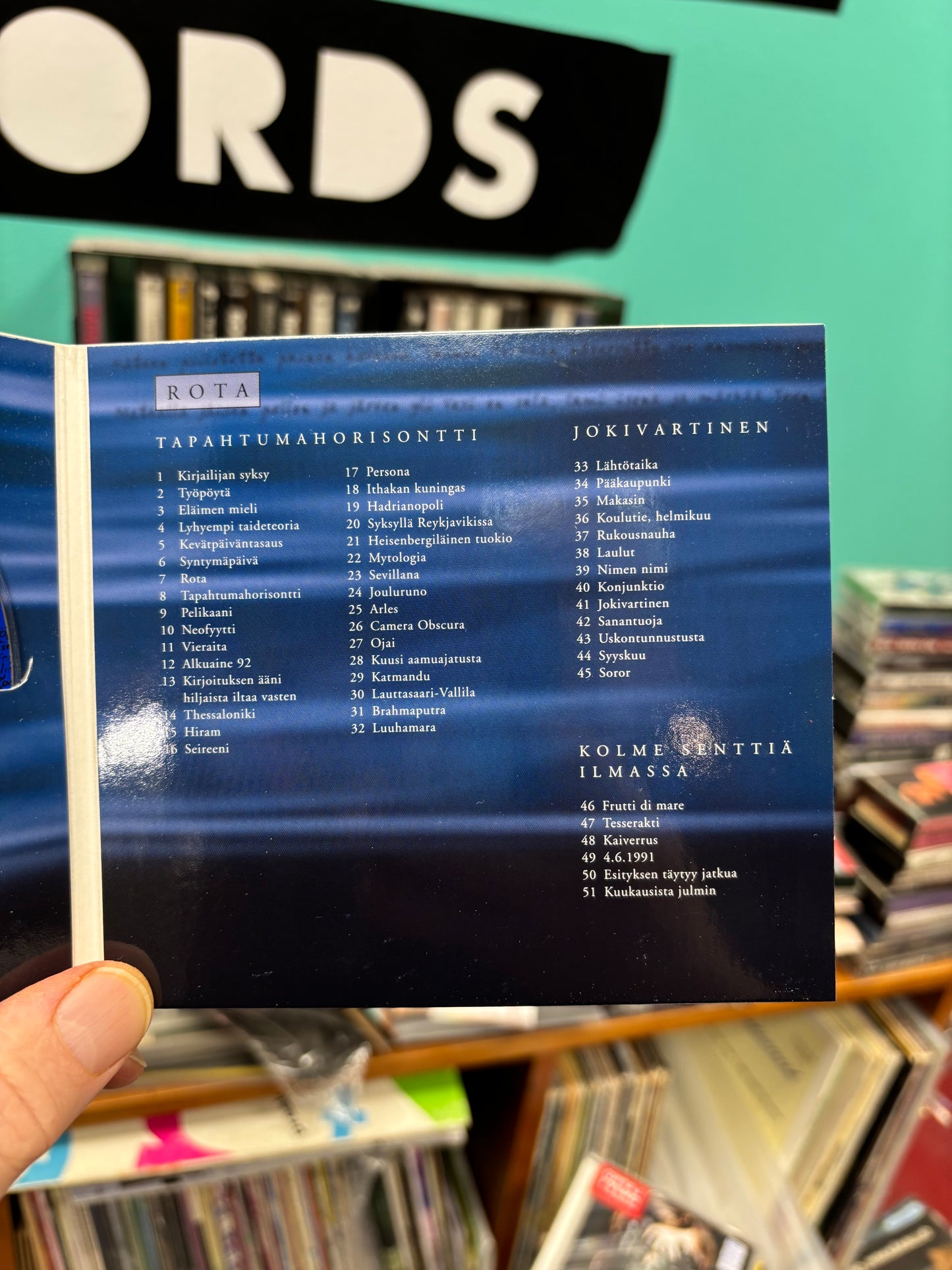 A.W. Yrjänä: Arcana & Rota, 2CD, Only audio pressing, Lilith, Finland 2003