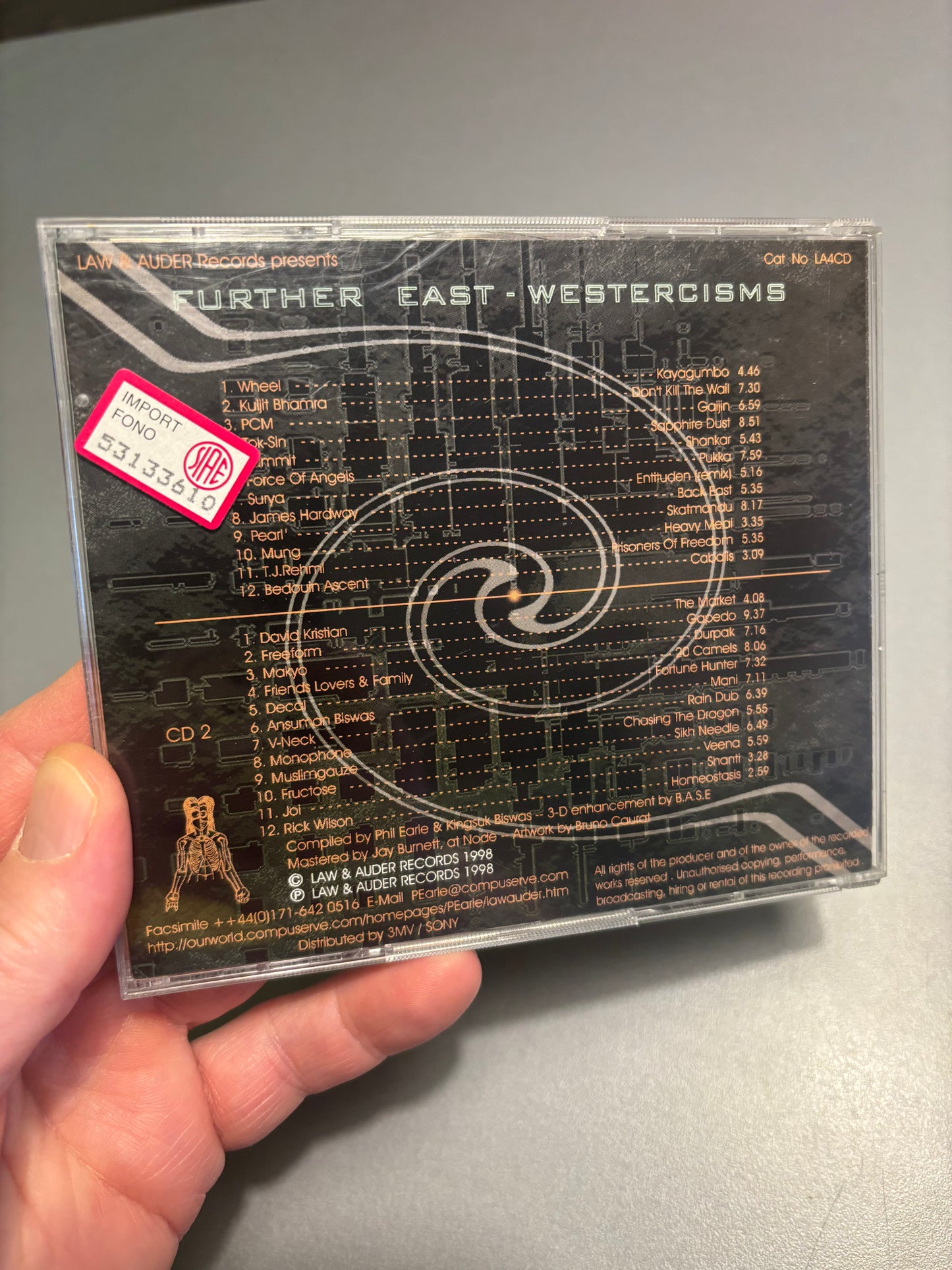 Further East - Westercisms, 2CD, Only pressing, Law & Auder, UK 1998