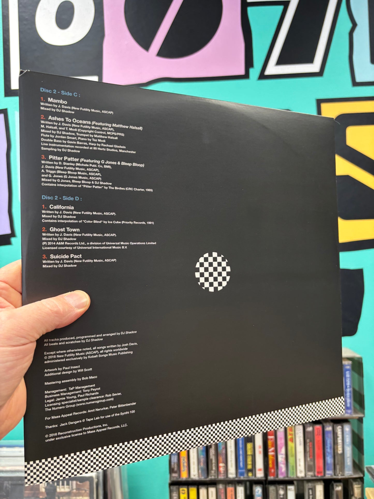 DJ Shadow: The Mountain Will Fall, 2LP, gatefold, Only vinyl pressing, Mass Appeal, Liquid Amber, US 2016