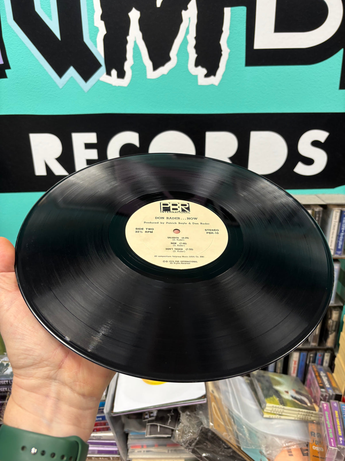 Don Rader…Now, LP, Only pressing, PBR International, US 1976