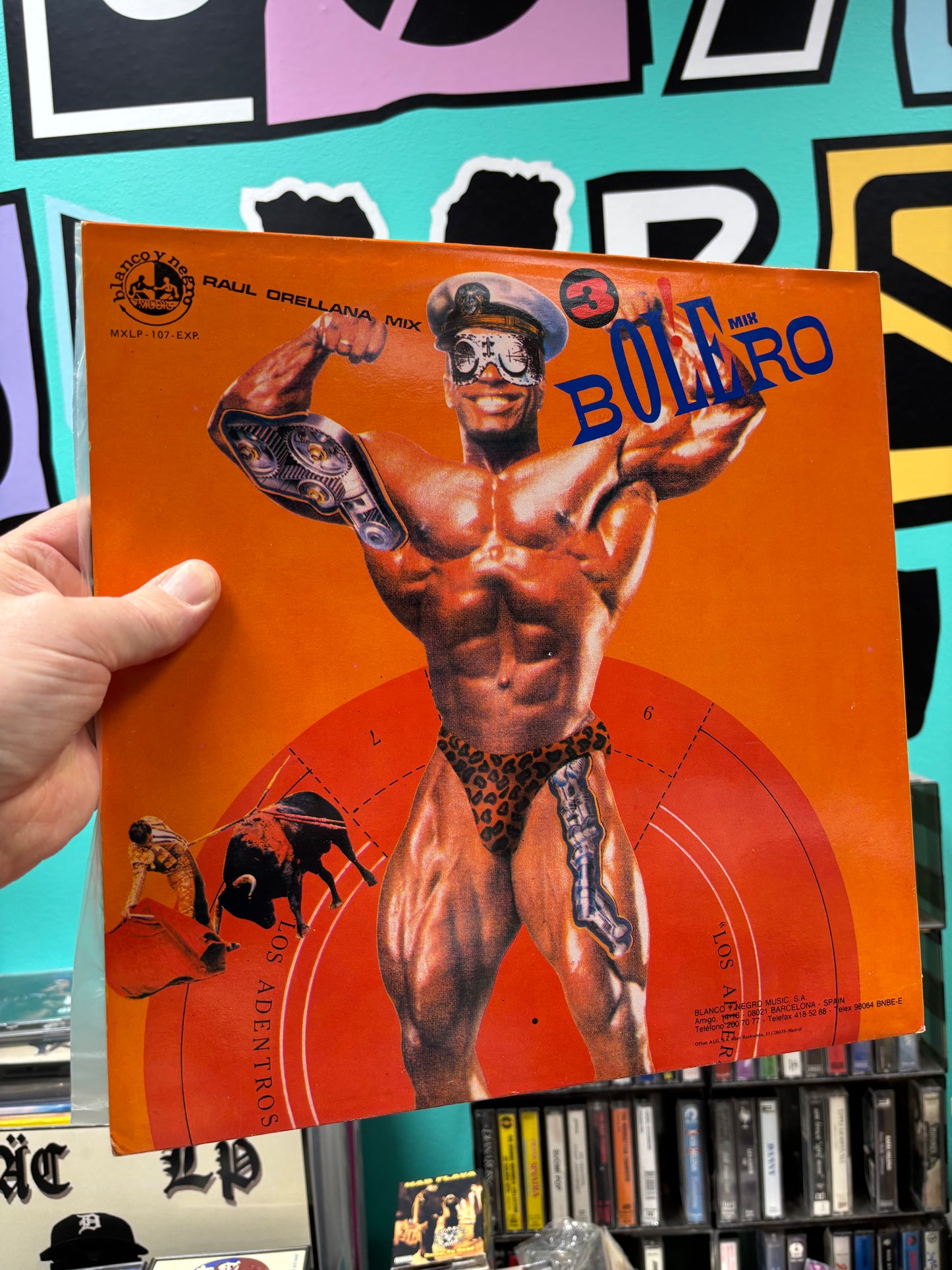 Bolero Mix 3, LP, 1st pressing, gatefold, Compilation, Partially Mixed, Blanco Y Negro, Spain 1988