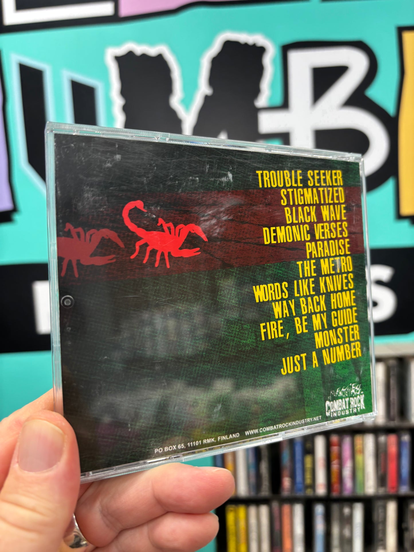 I Walk The Line: Black Wave Rising!, CD, 1st pressing, Combat Rock Industry, Finland 2008
