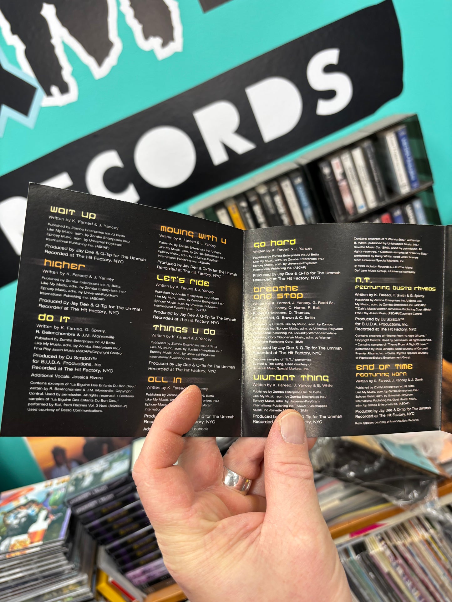 Q-Tip: Amplified, CD, Arista, OG pressing, US 1999