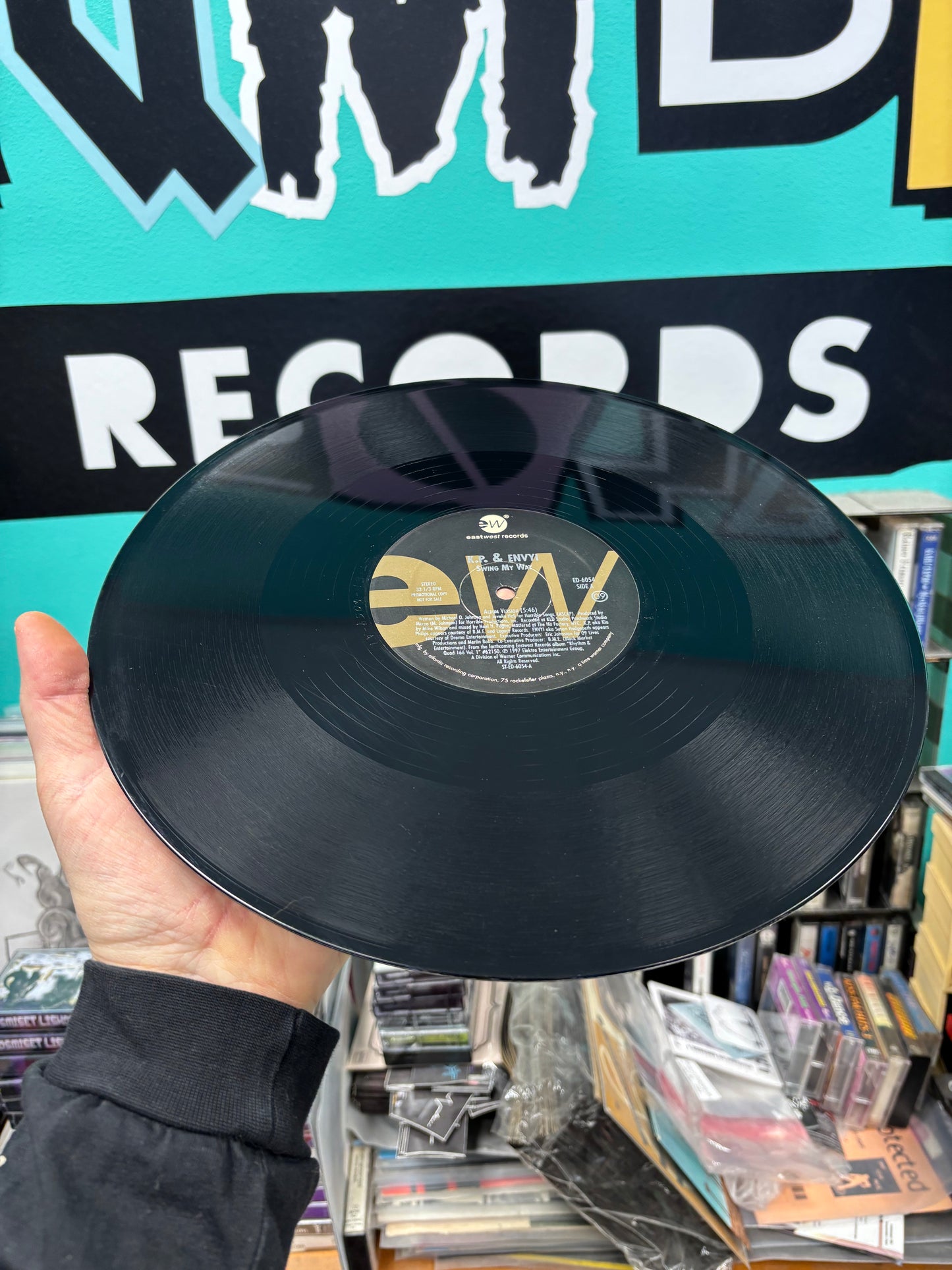 K.P. & Envyi: Swing My Way, 12inch, promo, EastWest Records America, US 1998