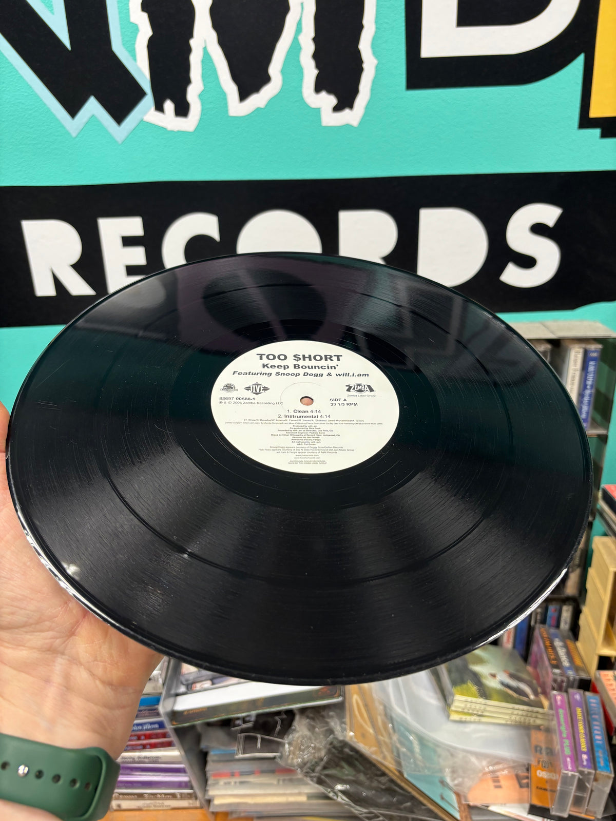 Too $hort: Keep Bouncin’, 12inch, 1st pressing, Only official vinyl pressing, Jive, US 2006