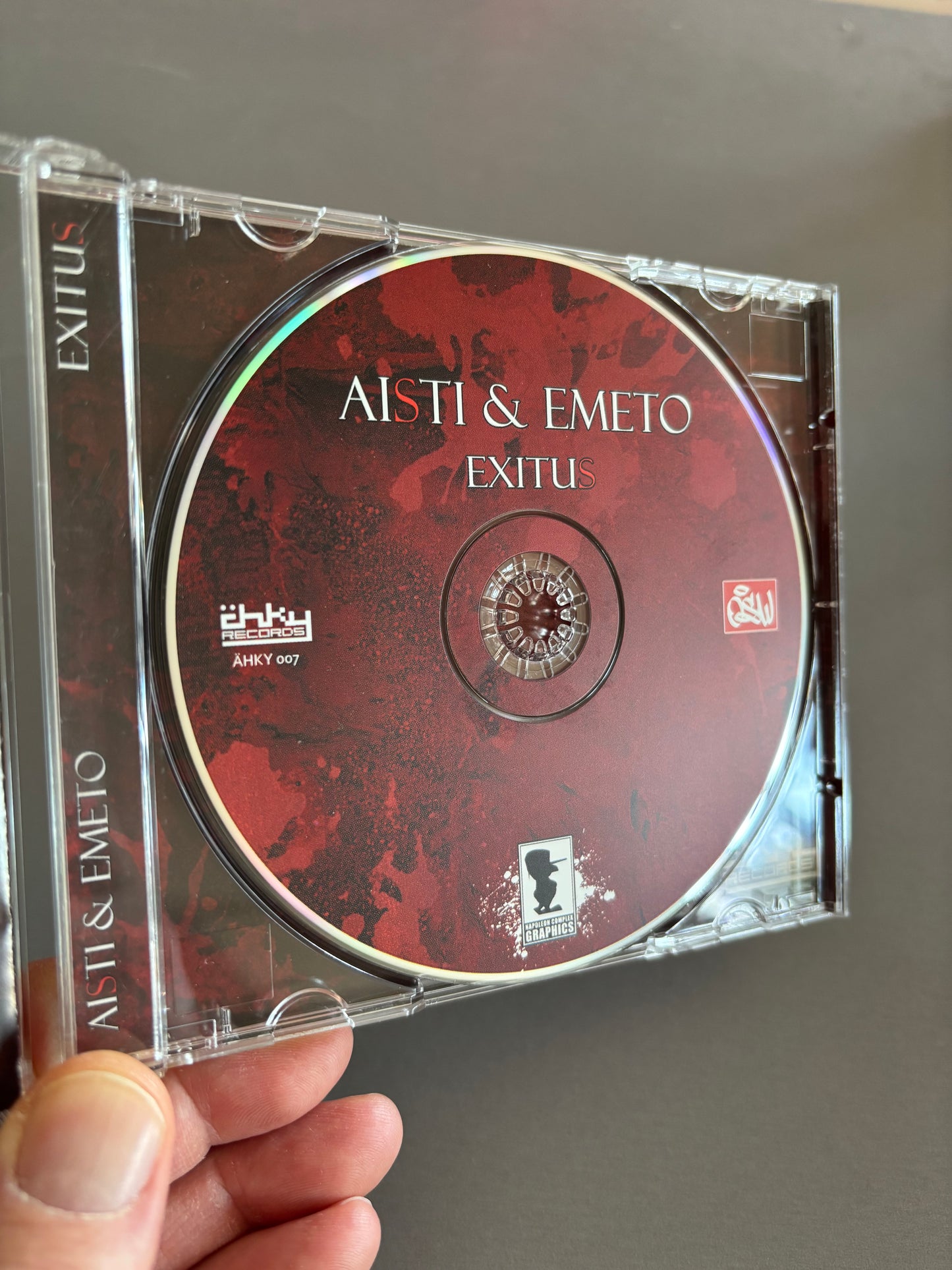 Aisti & Emeto: Exitus, CD, Only pressing, Ähky Records, Finland 2009