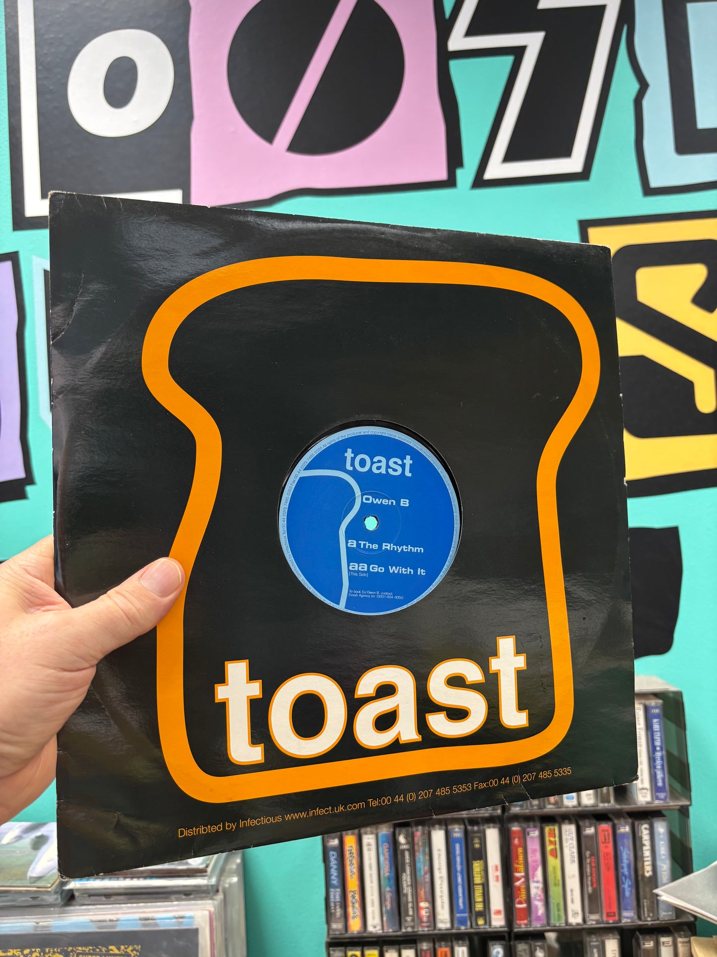 Owen B: The Rhythm/Go With It, 12inch, Only official pressing, Toast, UK 2001