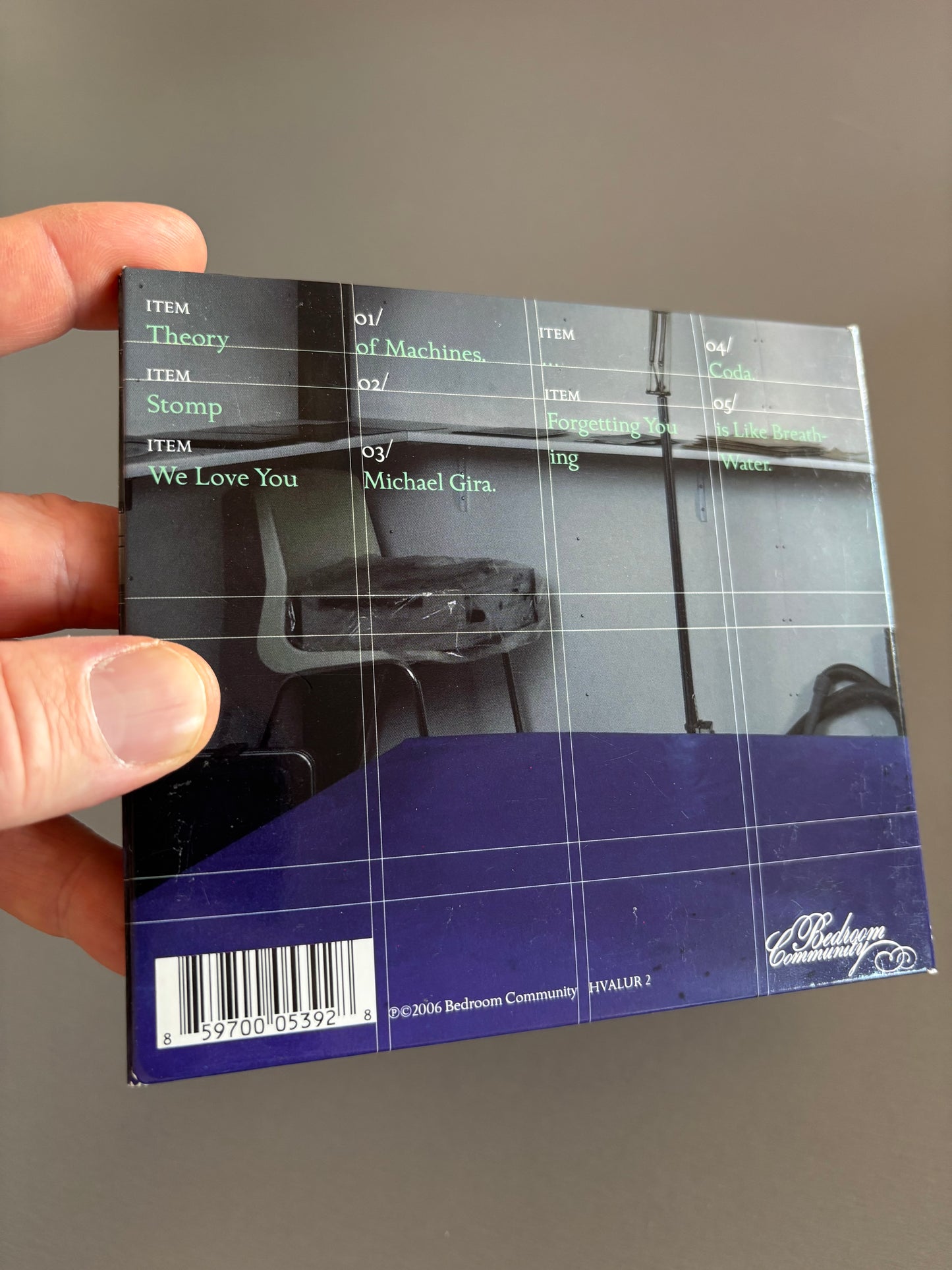 Ben Frost: Theory Of Machines, CD, Digipak, OG pressing, Bedroom Community, Iceland 2006