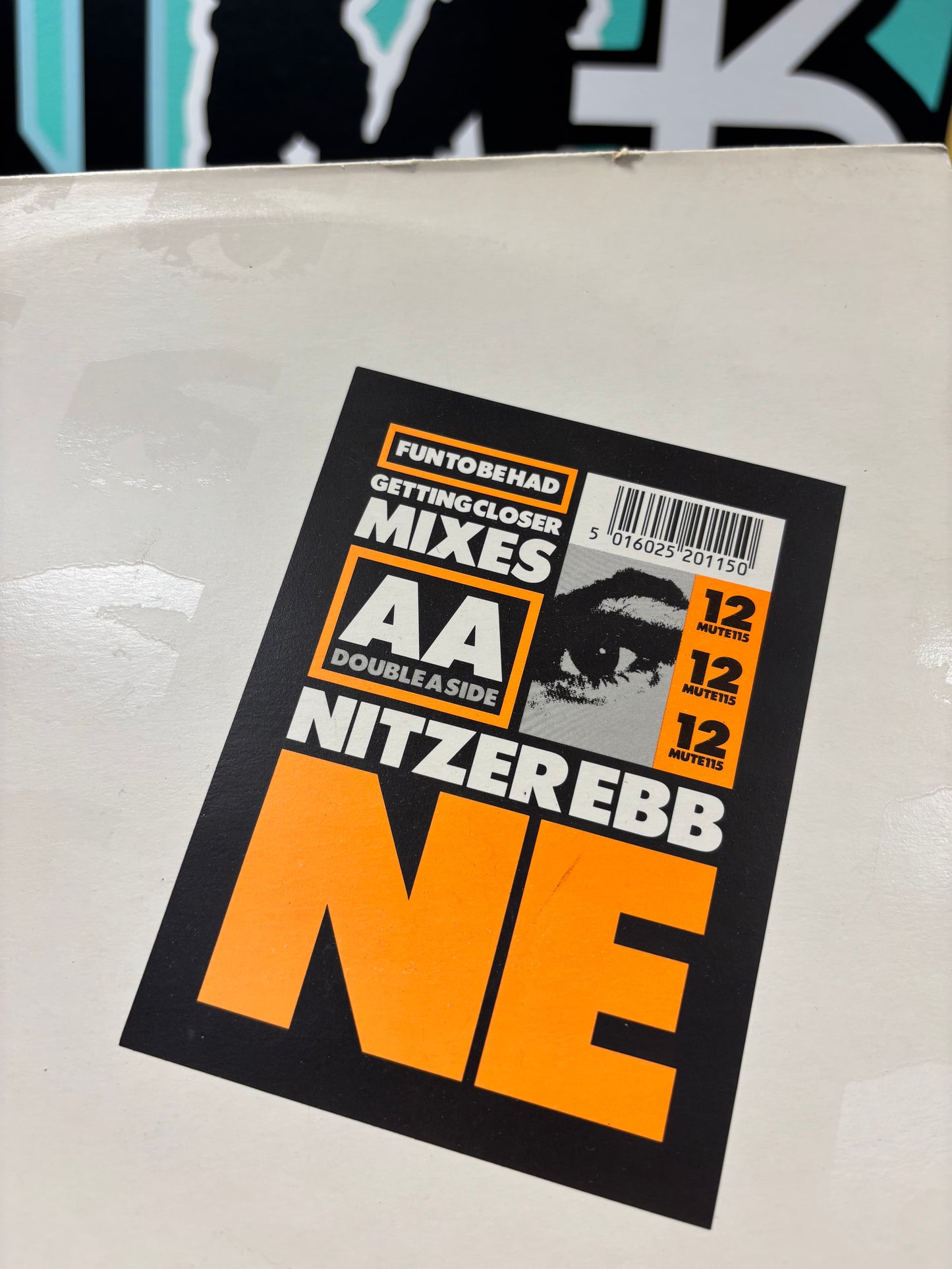 Nitzer Ebb: Fun To Be Had/Getting Closer (Mixes), 12inch, 1st pressing, Mute, UK 1990