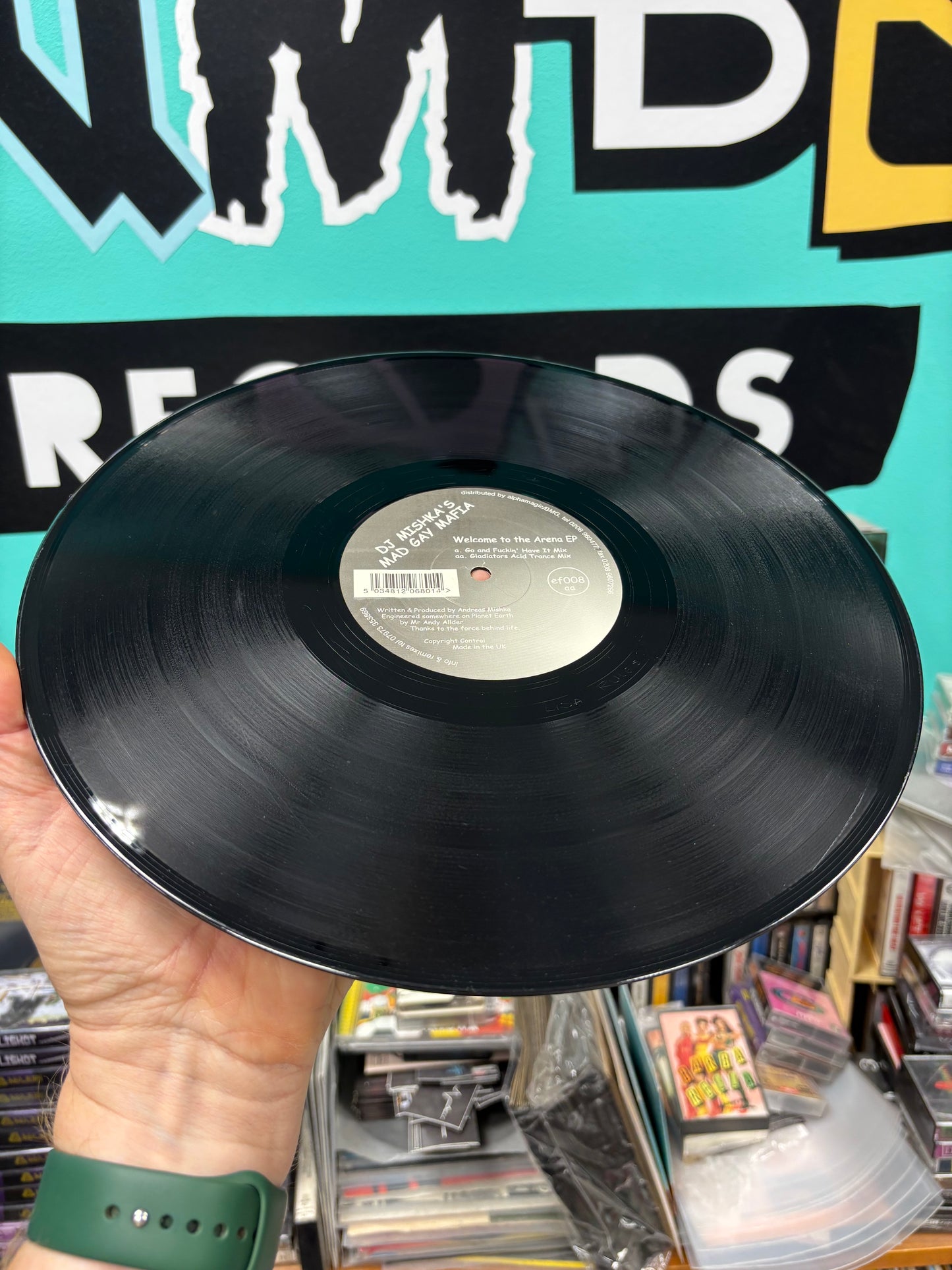 DJ Mishka’s Mad Gay Mafia: Welcome To The Arena, 12inch, Only pressing, Ef.adrine, UK 2001