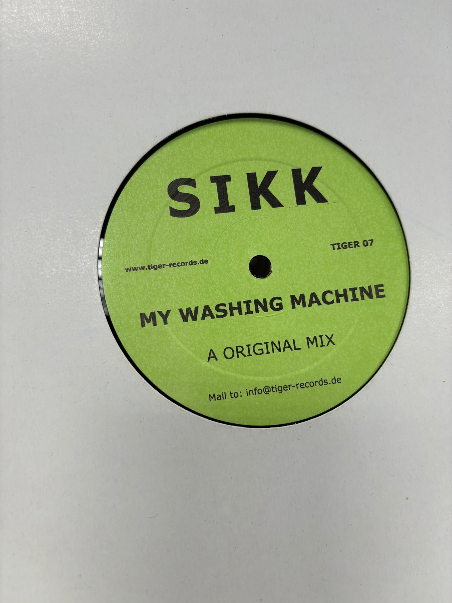 Sikk: My Washing Machine, 12inch, Tiger Records, Germany 2005