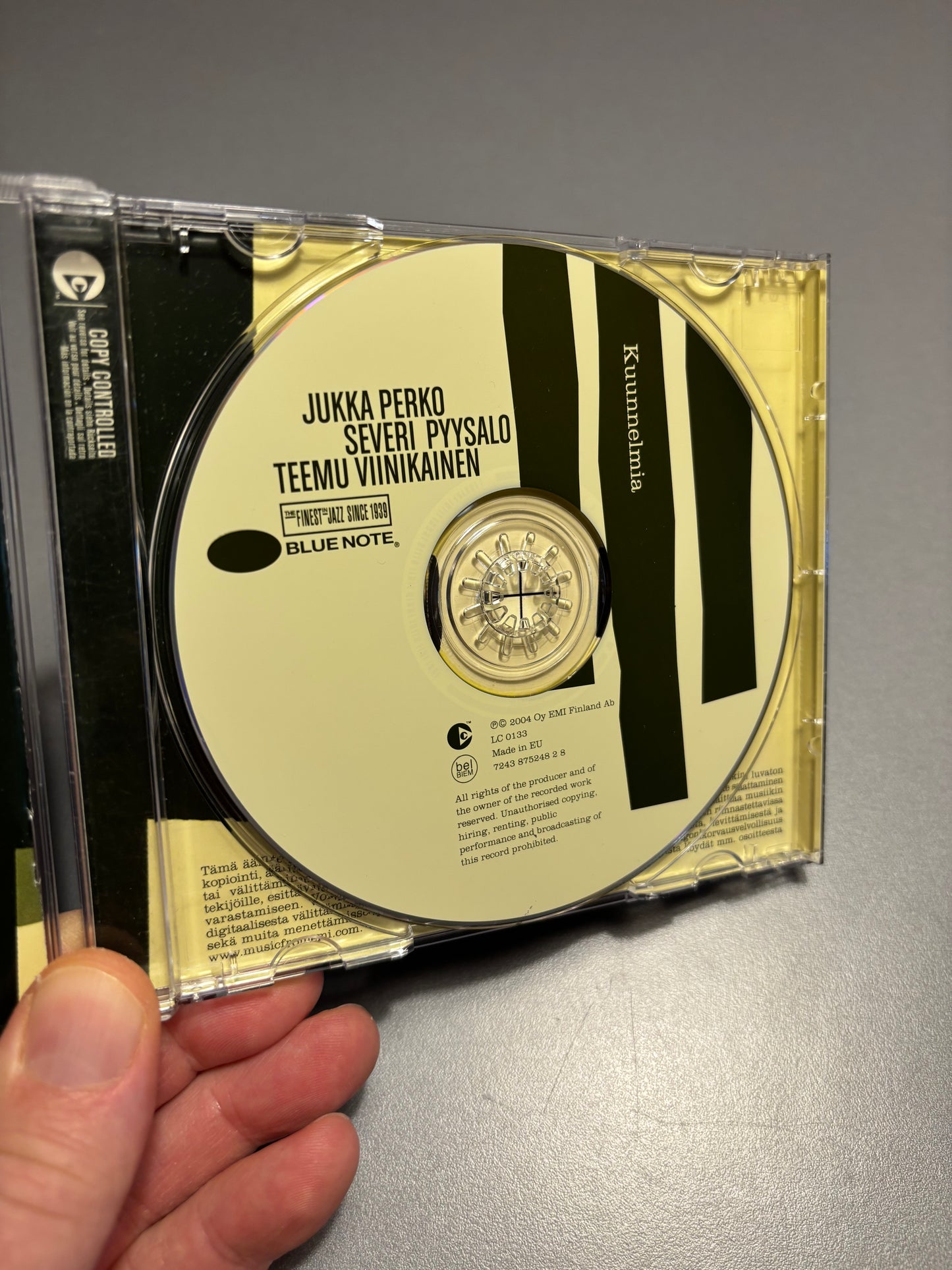 Jukka Perko - Severi Pyysalo - Teemu Viinikainen: Kuunnelmia, CD, Blue Note, Finland 2004