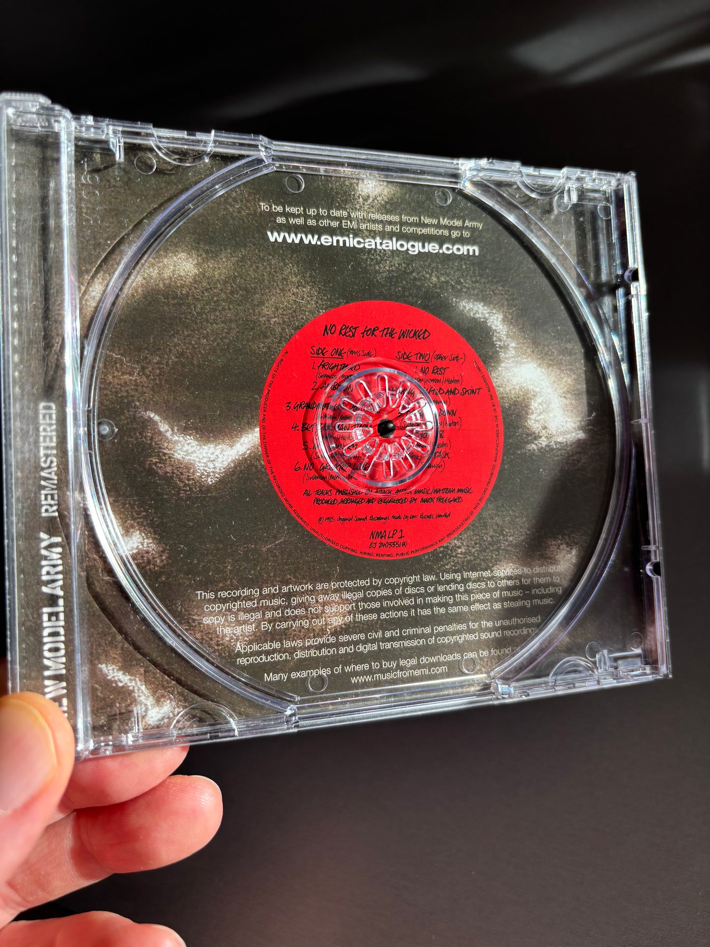 New Model Army: No Rest For The Wicked, CD, reissue, remastered, EMI, UK & Europe 2006