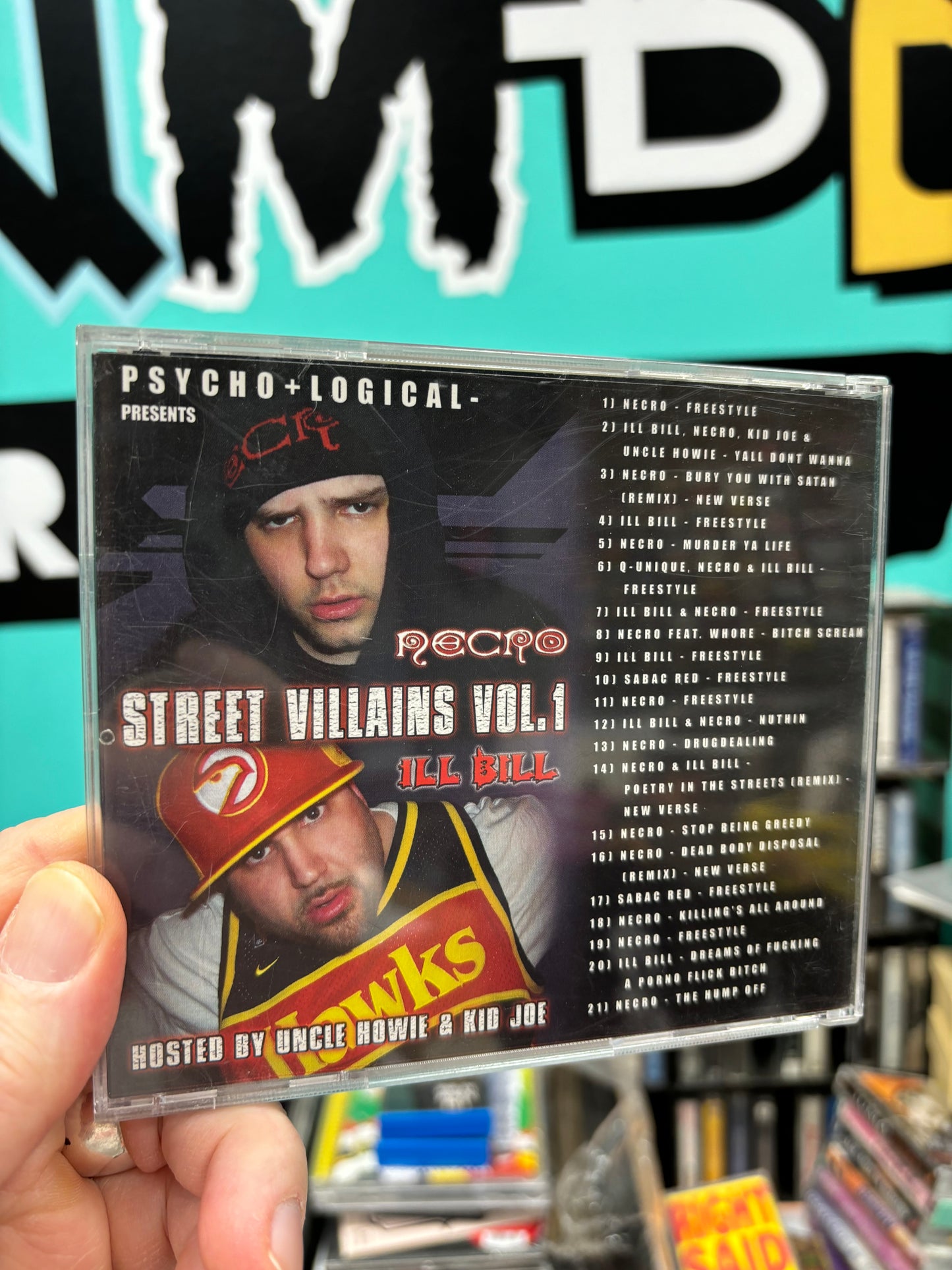 Psycho + Logical: Street Villains Vol. 1, CD, 1st pressing, Only uncensored version, Psycho+Logical-Records, US 2003