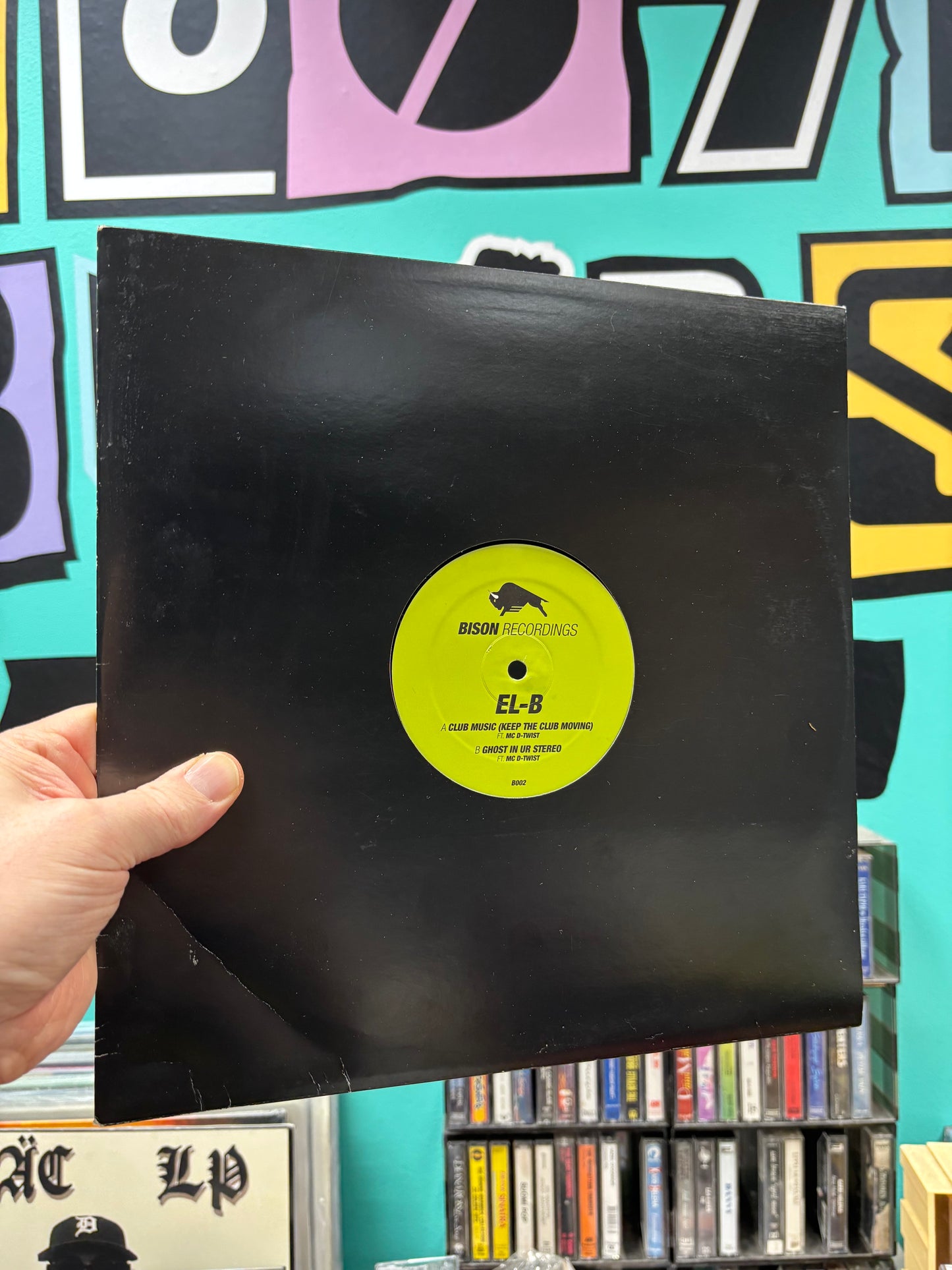 El-B: Club Music, 12inch, Only pressing, Bison Recordings, UK 2013