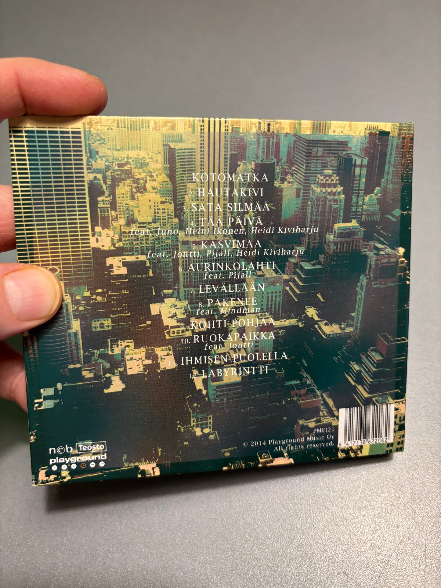 Rauhatäti: Labyrintti, CD, Only pressing, Playground Music, Finland 2014