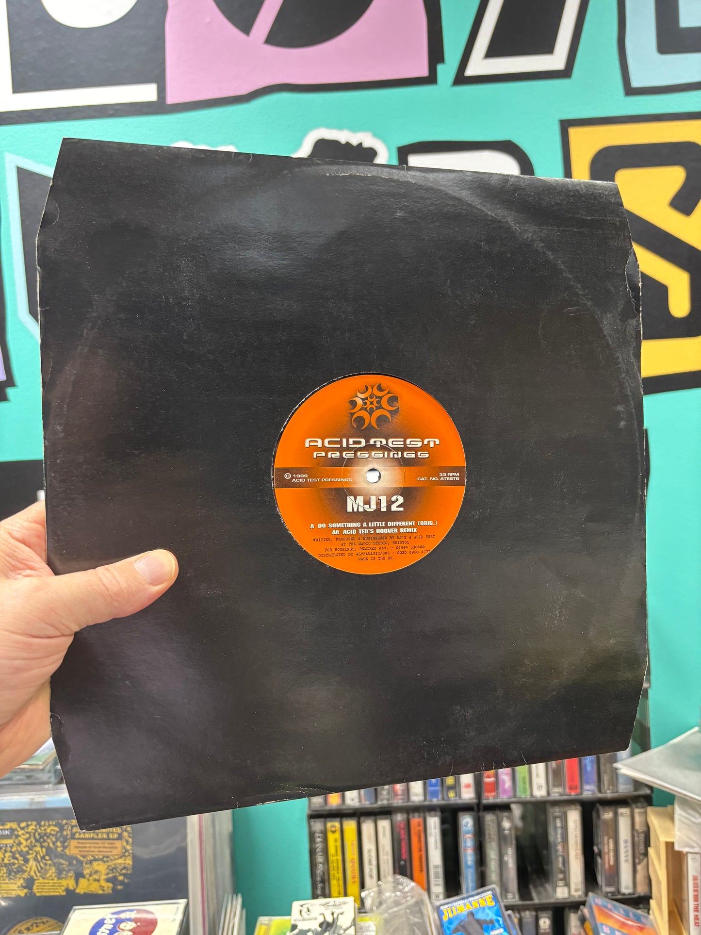 MJ12: Do Something A Little Different, 12inch, Only official pressing, Acid Test Pressings, UK 1999