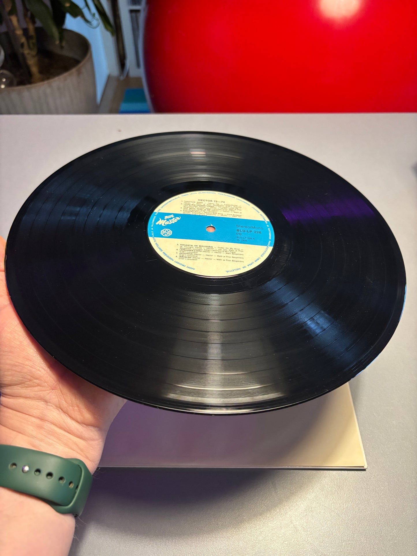 Hector: 72-74, LP, Compilation, Stereo, Mono, Blue Master, Finland 1978